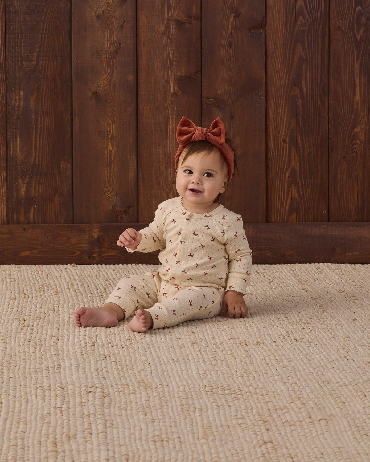 Long John Red Bows - Rylee + Cru | Kids Clothes | Trendy Baby Clothes | Modern Infant Outfits |