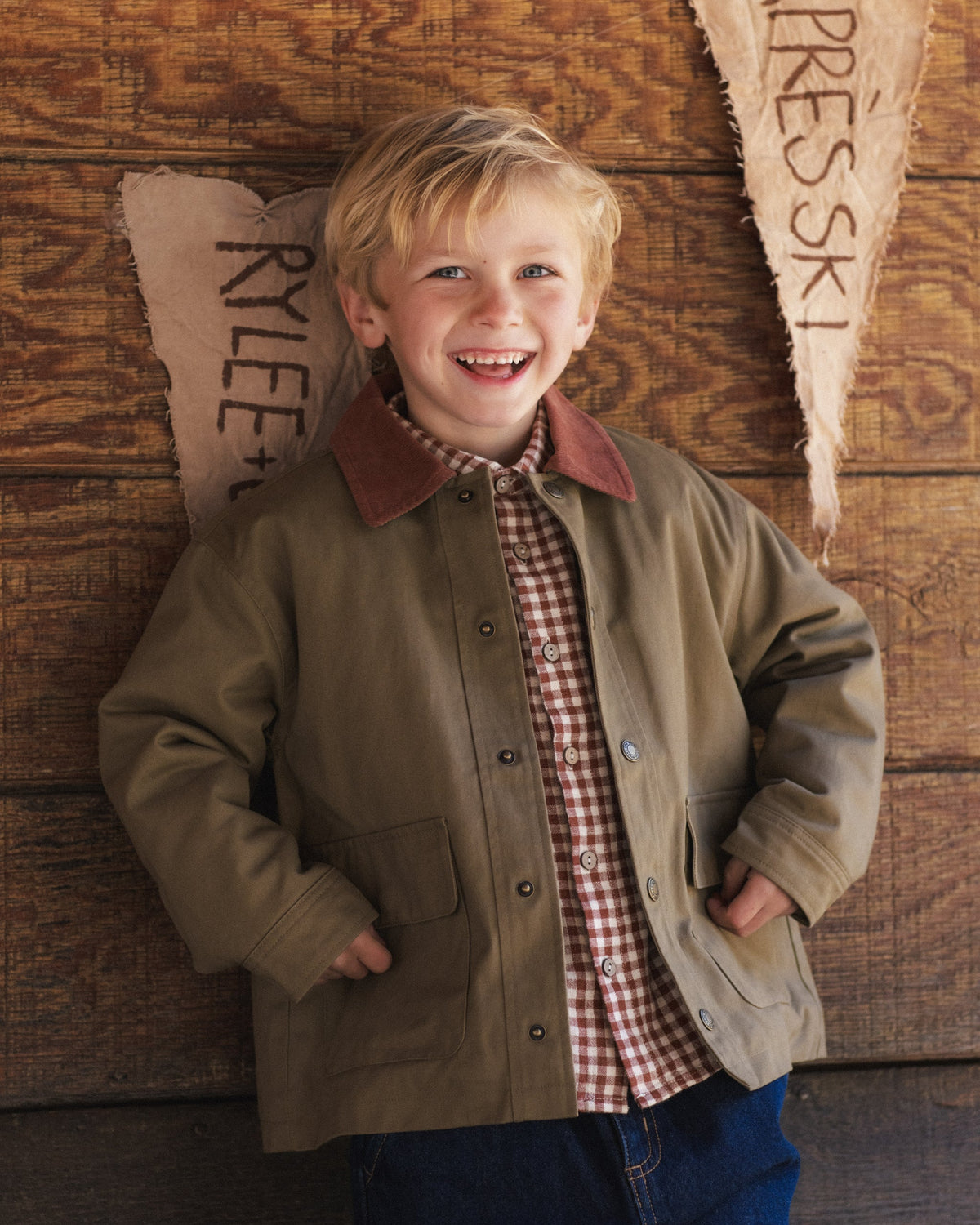 Alder Jacket Olive - Rylee + Cru | Kids Clothes | Trendy Baby Clothes | Modern Infant Outfits |