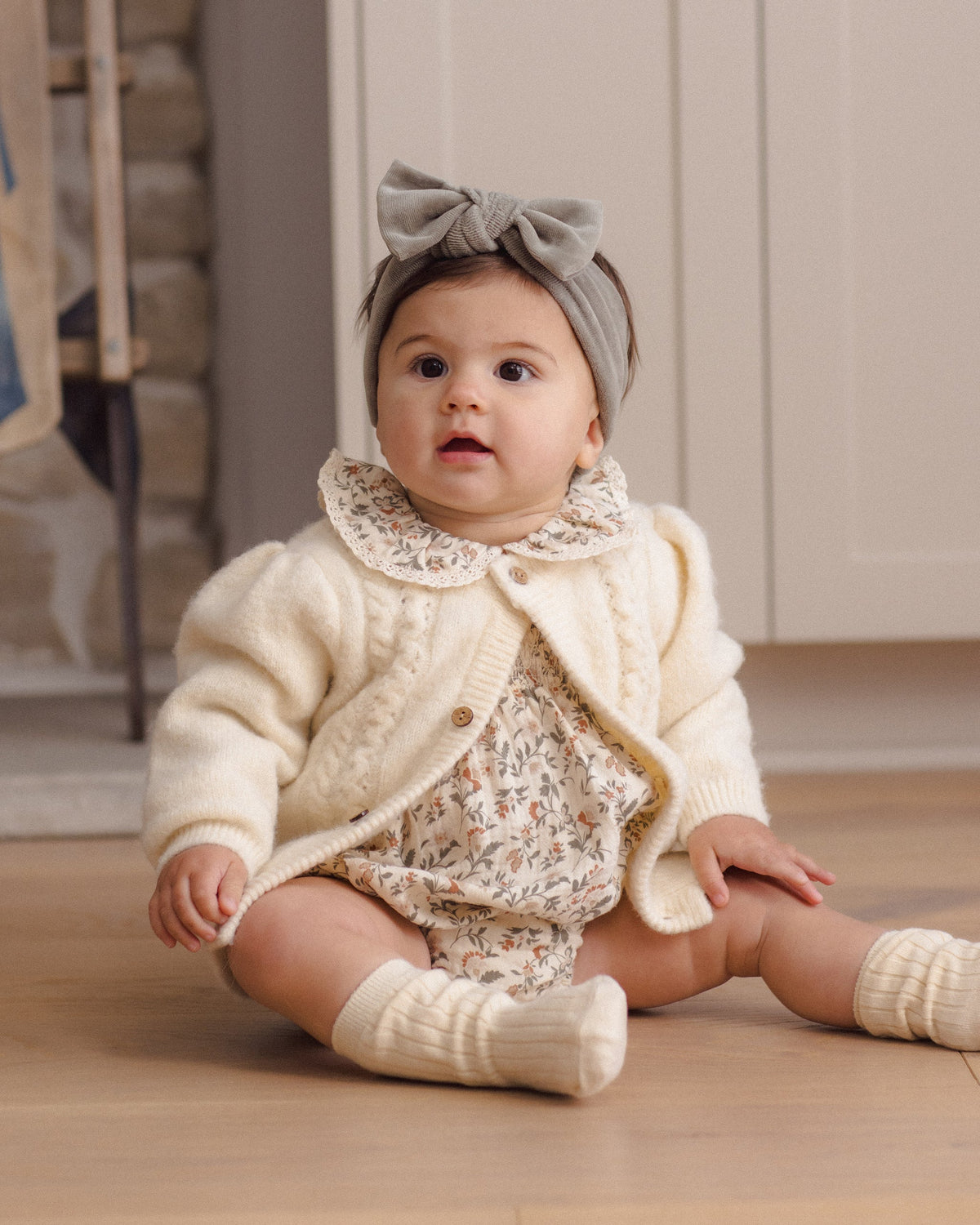 Holly Cardigan Natural - Rylee + Cru | Kids Clothes | Trendy Baby Clothes | Modern Infant Outfits |