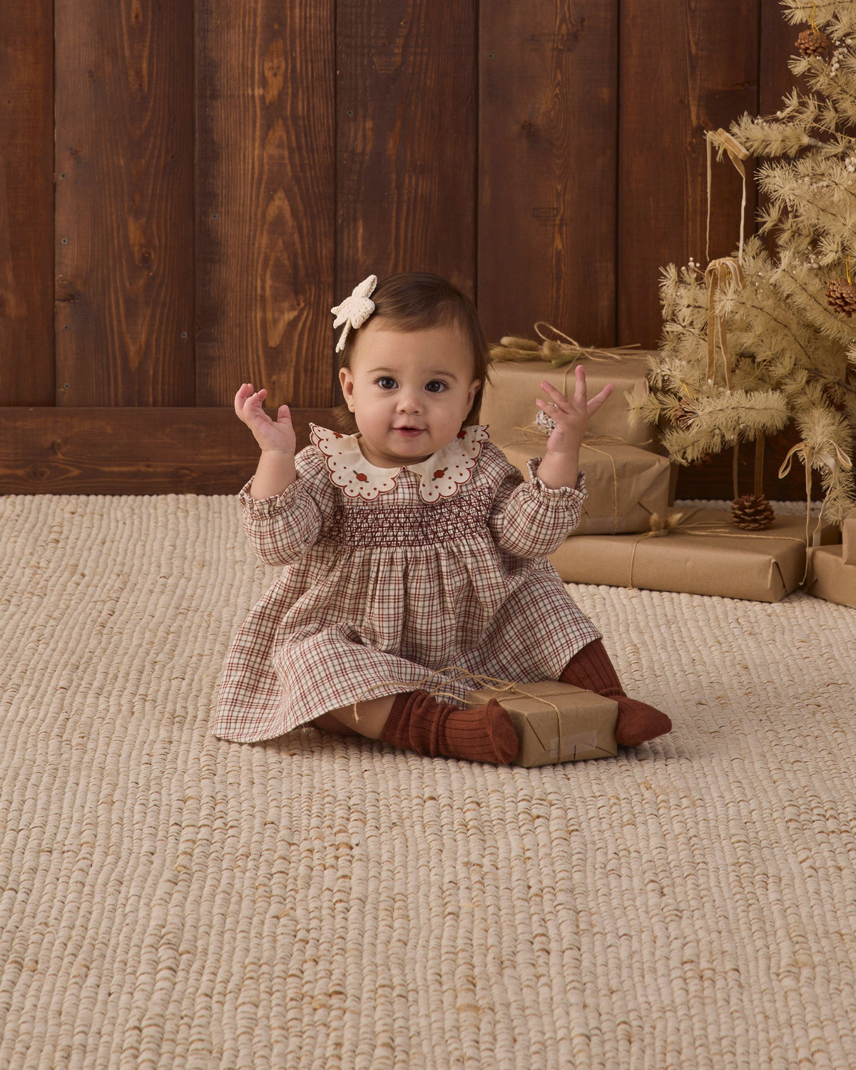 Crochet Bow Natural - Rylee + Cru | Kids Clothes | Trendy Baby Clothes | Modern Infant Outfits |