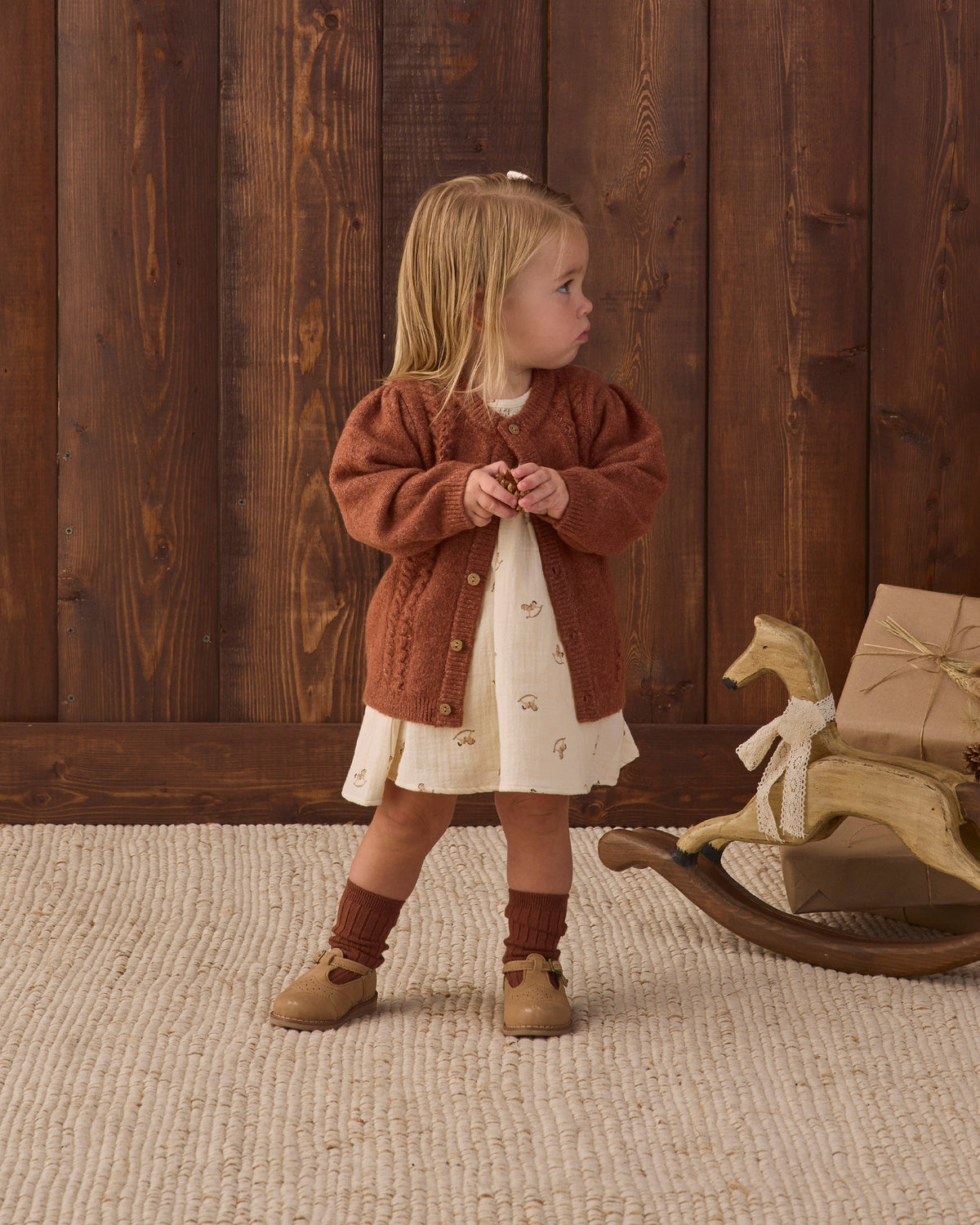 Carina Dress Rocking Horse - Rylee + Cru | Kids Clothes | Trendy Baby Clothes | Modern Infant Outfits |