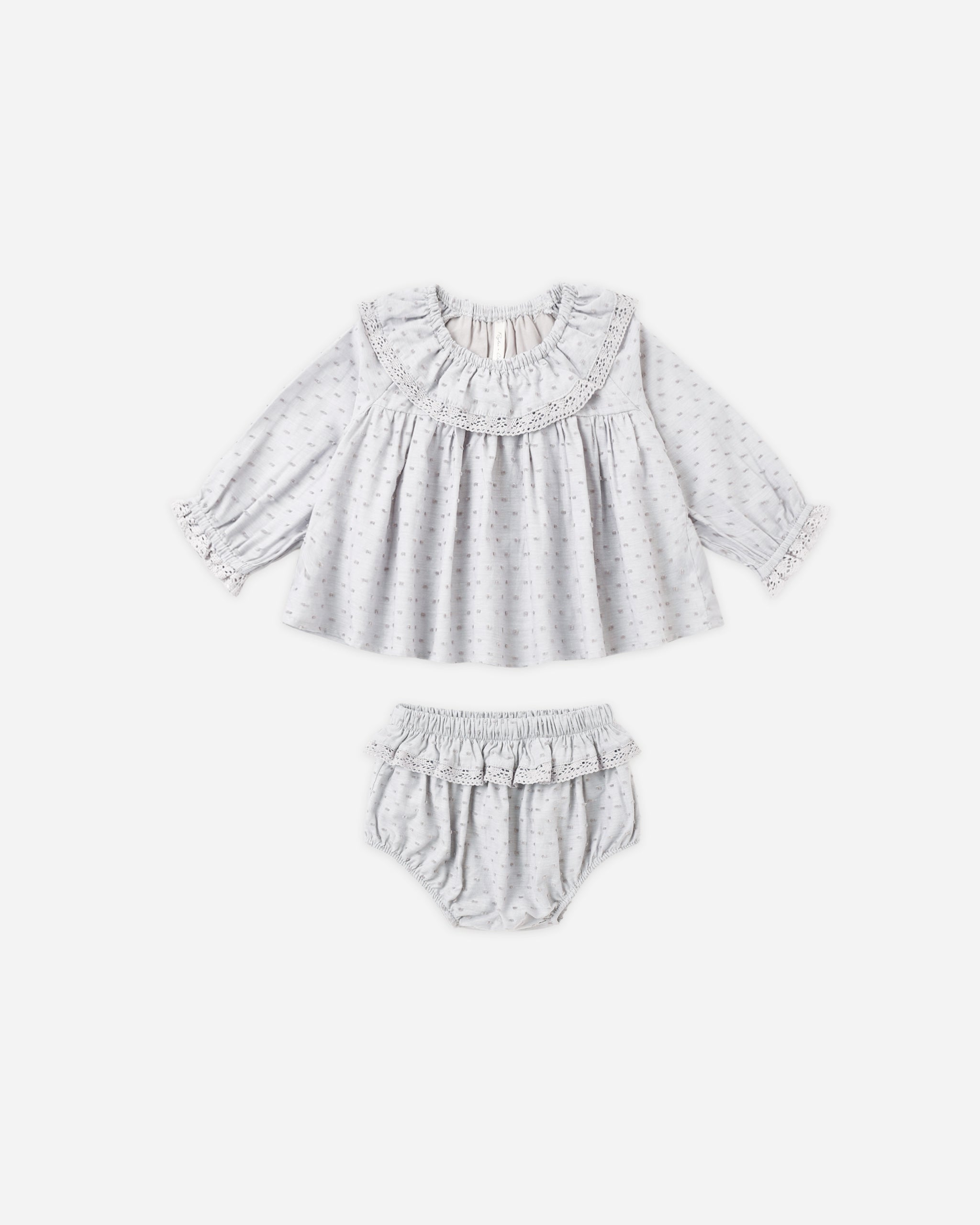 Rori Set Dusty Blue - Rylee + Cru | Kids Clothes | Trendy Baby Clothes | Modern Infant Outfits |