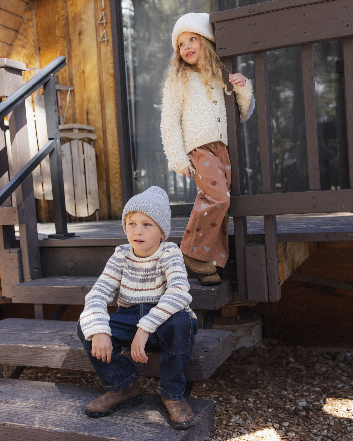 Dove Pant Hearts - Rylee + Cru | Kids Clothes | Trendy Baby Clothes | Modern Infant Outfits |