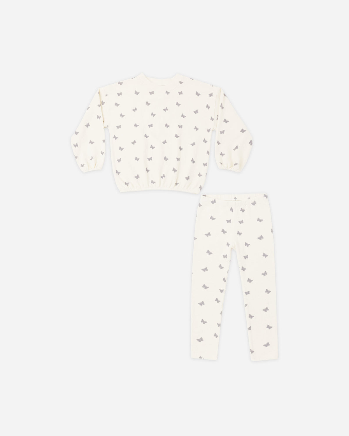 Spongey Knit Set Butterfly Ditsy - Rylee + Cru | Kids Clothes | Trendy Baby Clothes | Modern Infant Outfits |