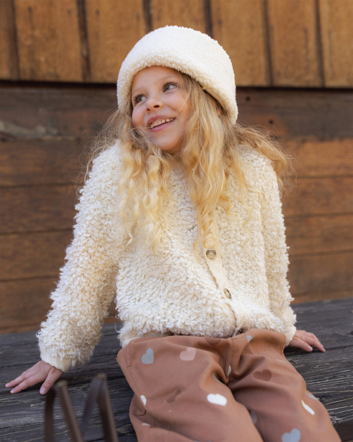 Chloe Cardigan Natural - Rylee + Cru | Kids Clothes | Trendy Baby Clothes | Modern Infant Outfits |