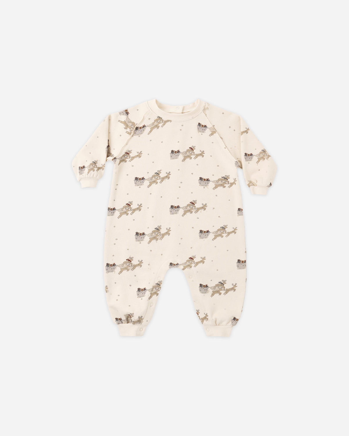 Raglan Jumpsuit Reindeer - Rylee + Cru | Kids Clothes | Trendy Baby Clothes | Modern Infant Outfits |