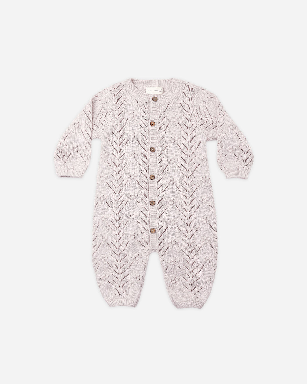 Long Sleeve Bubble Romper Lilac Mist - Rylee + Cru | Kids Clothes | Trendy Baby Clothes | Modern Infant Outfits |