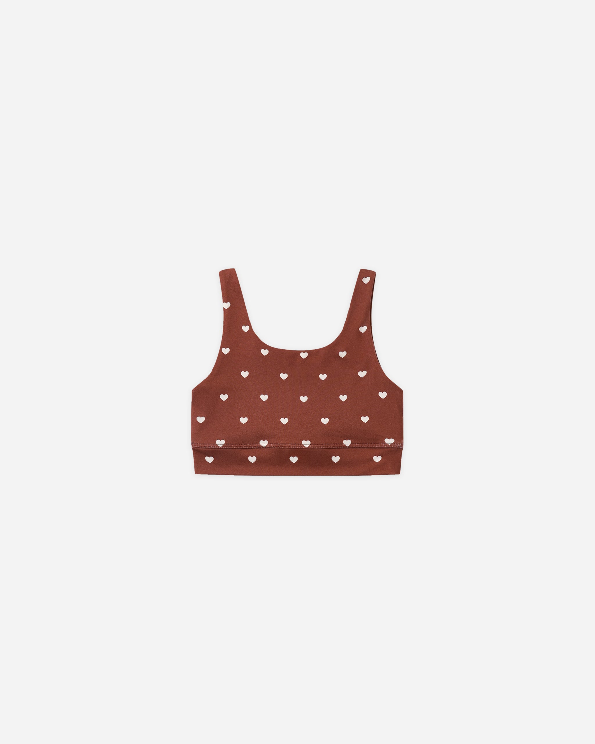 Swift Sports Bra Brick Hearts - Rylee + Cru | Kids Clothes | Trendy Baby Clothes | Modern Infant Outfits |