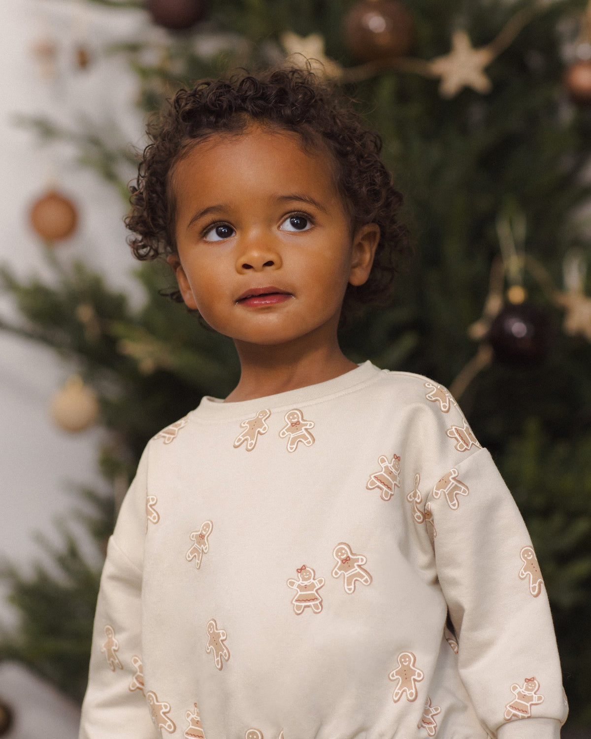Relaxed Fleece Sweatshirt Gingerbread - Rylee + Cru | Kids Clothes | Trendy Baby Clothes | Modern Infant Outfits |
