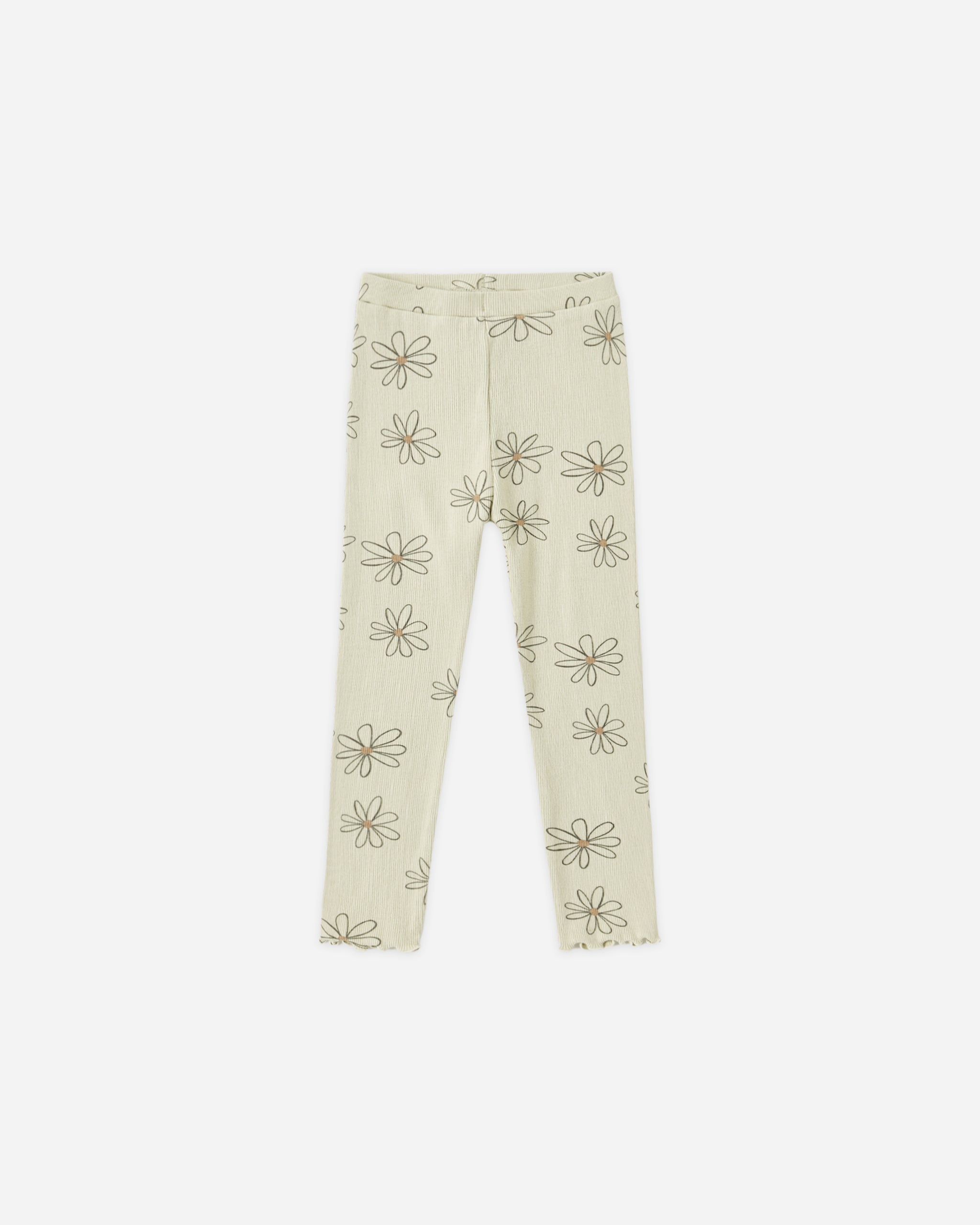 Coast Ribbed Legging Big Daisy - Rylee + Cru | Kids Clothes | Trendy Baby Clothes | Modern Infant Outfits |