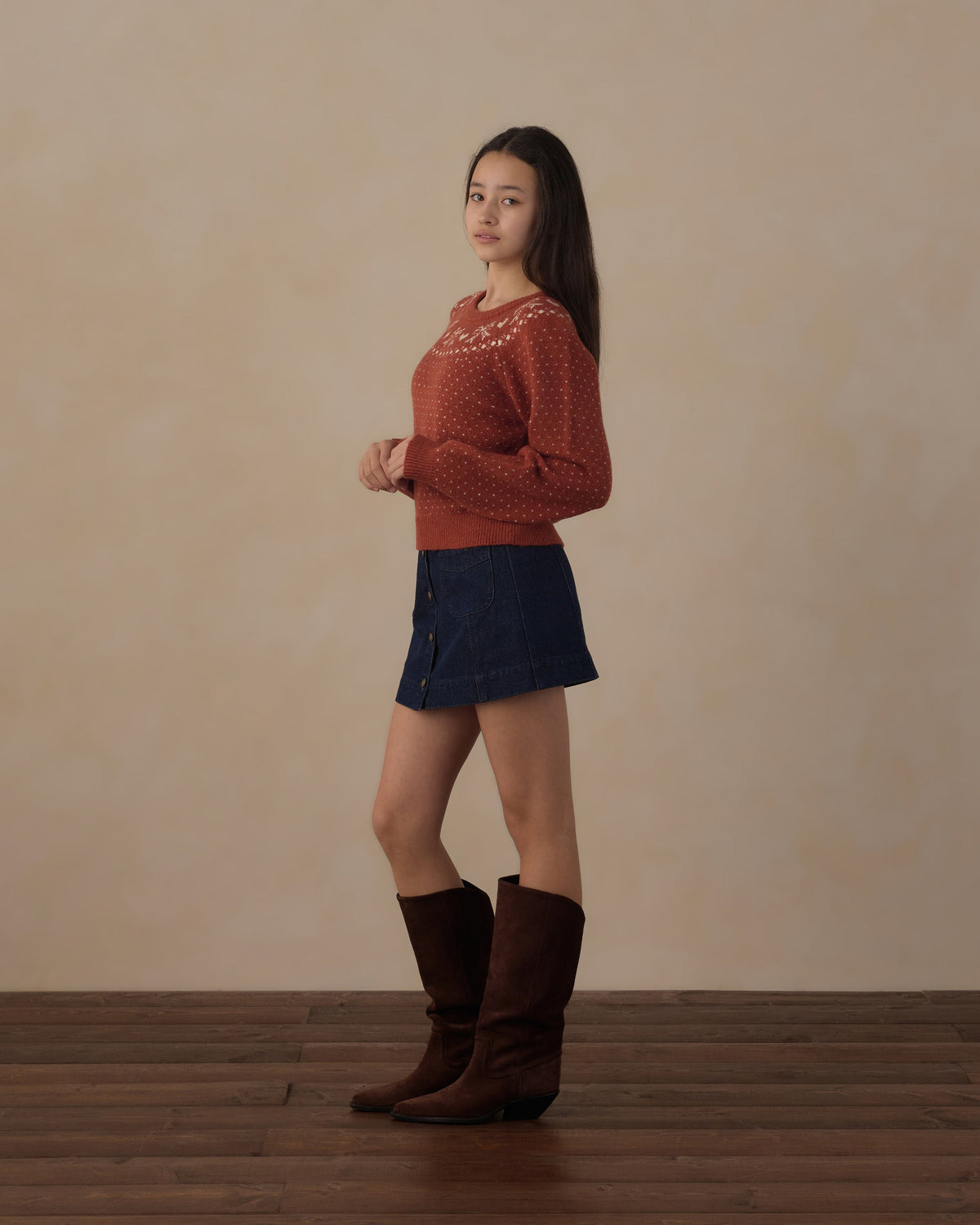 Teen Fair Isle Sweater Ruby - Rylee + Cru | Kids Clothes | Trendy Baby Clothes | Modern Infant Outfits |