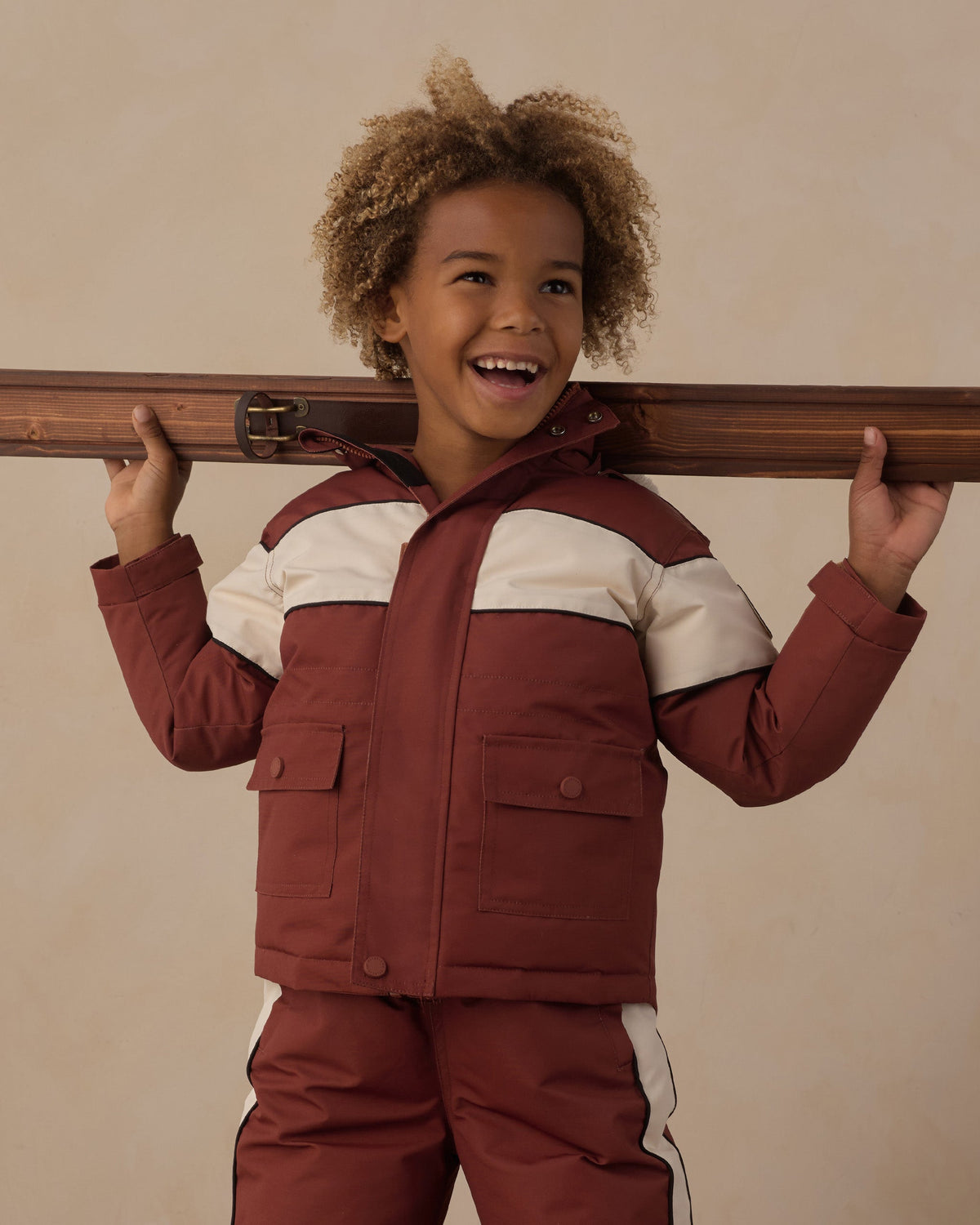 Parka Ski Jacket Brick - Rylee + Cru | Kids Clothes | Trendy Baby Clothes | Modern Infant Outfits |