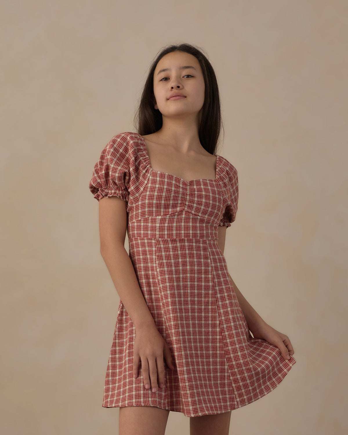 Teen Zoe Dress Vintage Plaid - Rylee + Cru | Kids Clothes | Trendy Baby Clothes | Modern Infant Outfits |