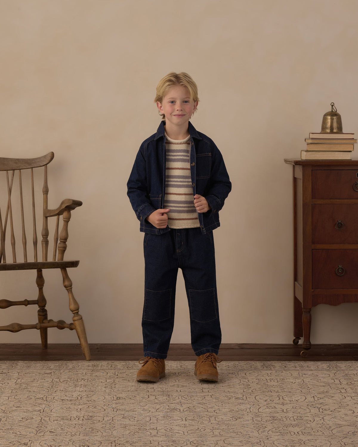 North Jacket Dark Indigo - Rylee + Cru | Kids Clothes | Trendy Baby Clothes | Modern Infant Outfits |