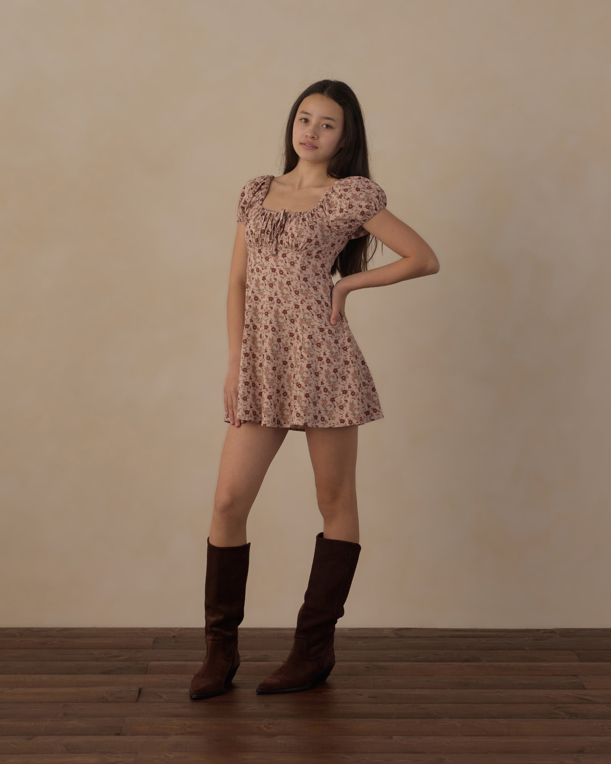 Teen Ivy Dress Pink Floral - Rylee + Cru | Kids Clothes | Trendy Baby Clothes | Modern Infant Outfits |