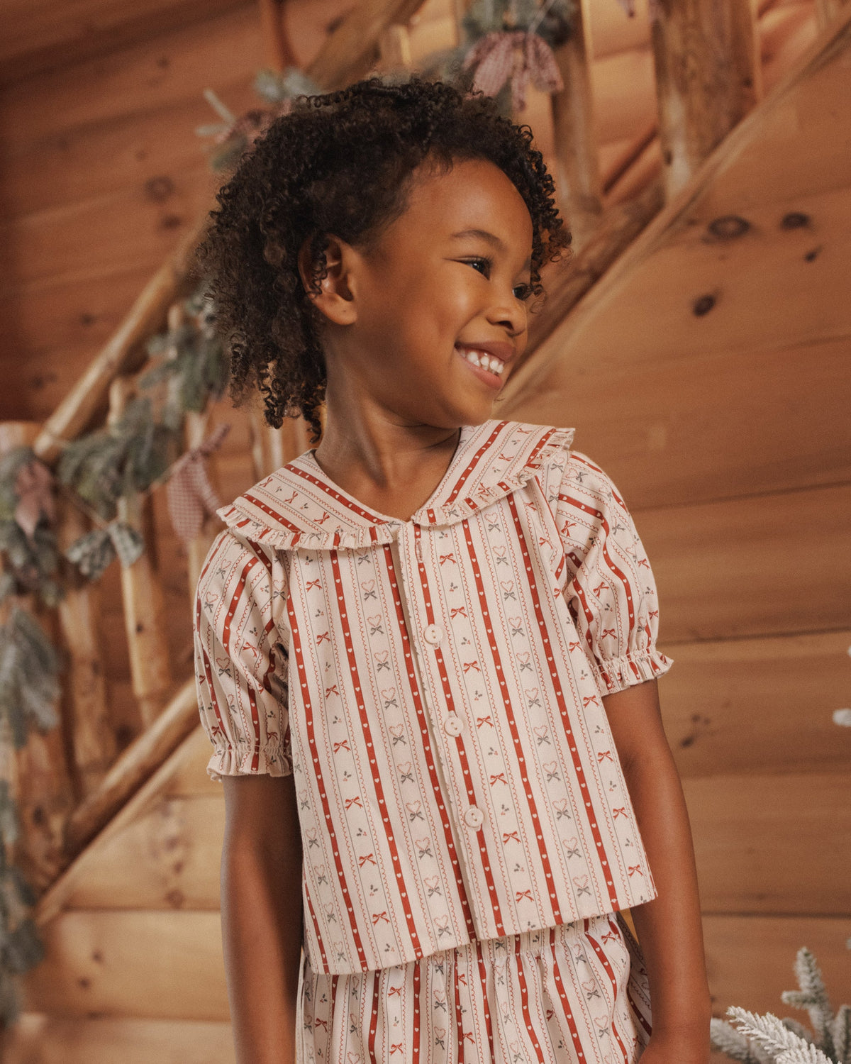 Ruffle Pajamas Candy Cane Lane - Rylee + Cru | Kids Clothes | Trendy Baby Clothes | Modern Infant Outfits |