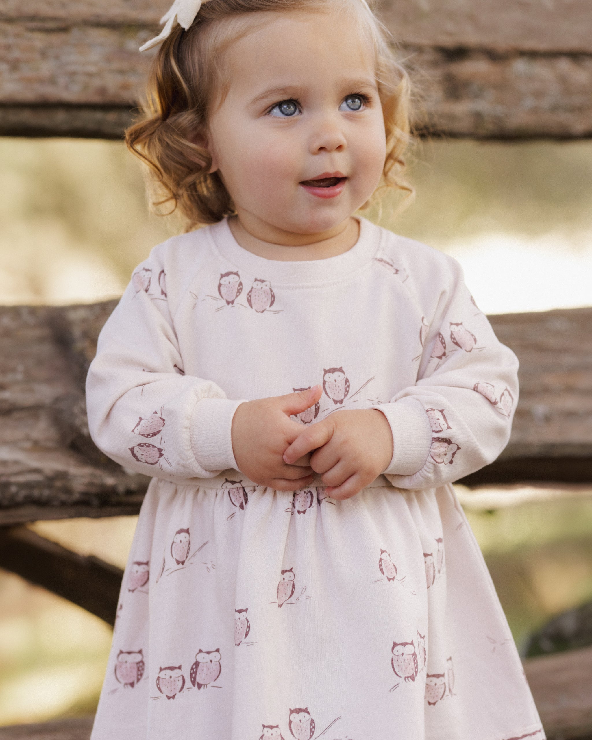 Raglan Dress Owls - Rylee + Cru | Kids Clothes | Trendy Baby Clothes | Modern Infant Outfits |