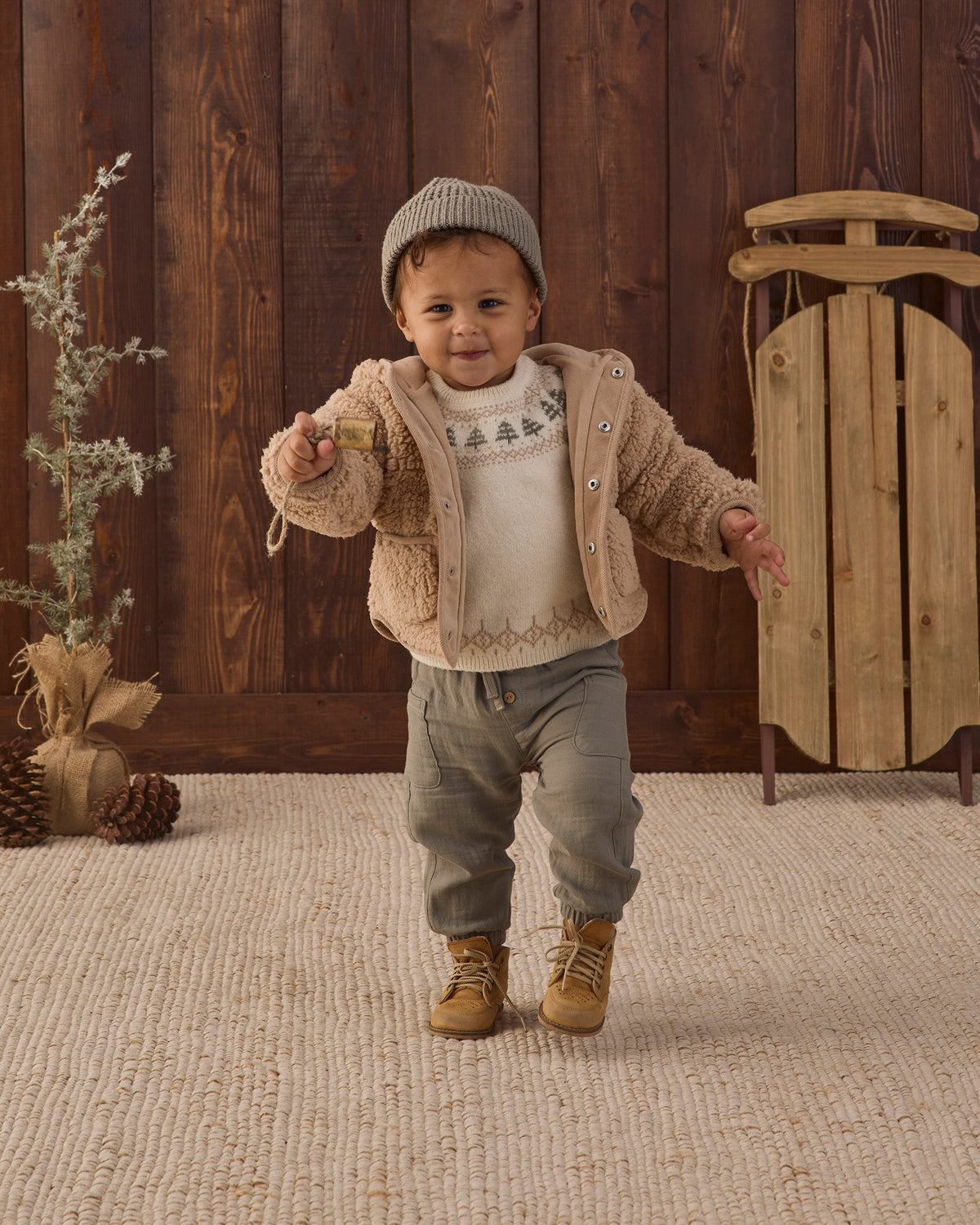 Winter Jacket Latte - Rylee + Cru | Kids Clothes | Trendy Baby Clothes | Modern Infant Outfits |