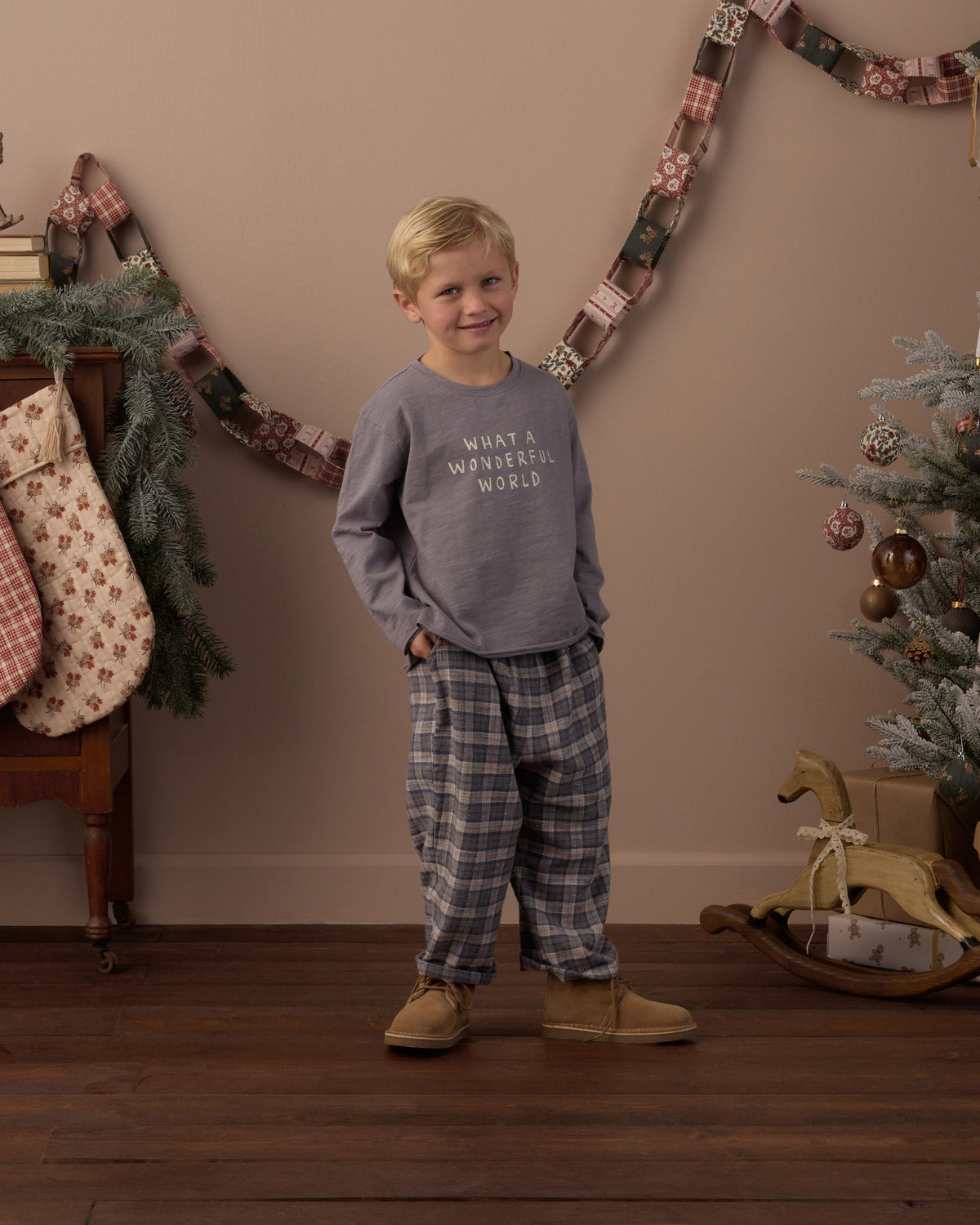 Palmer Pant Winter Plaid - Rylee + Cru | Kids Clothes | Trendy Baby Clothes | Modern Infant Outfits |