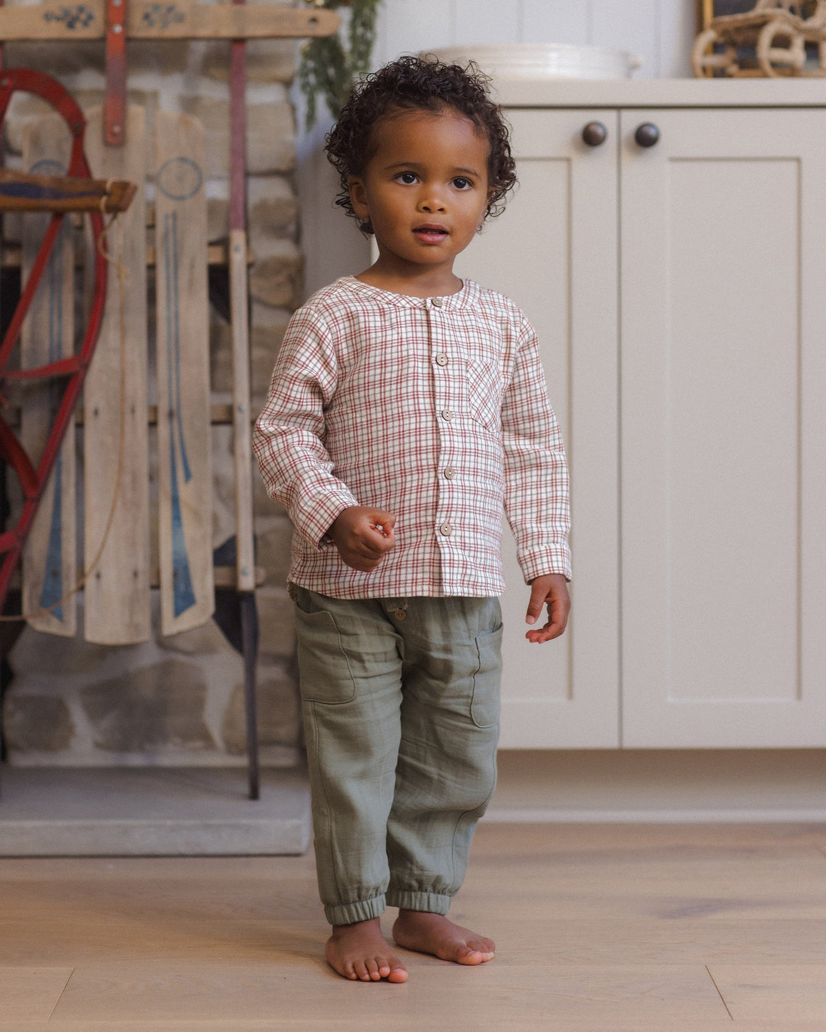 Luca Pant Spruce - Rylee + Cru | Kids Clothes | Trendy Baby Clothes | Modern Infant Outfits |