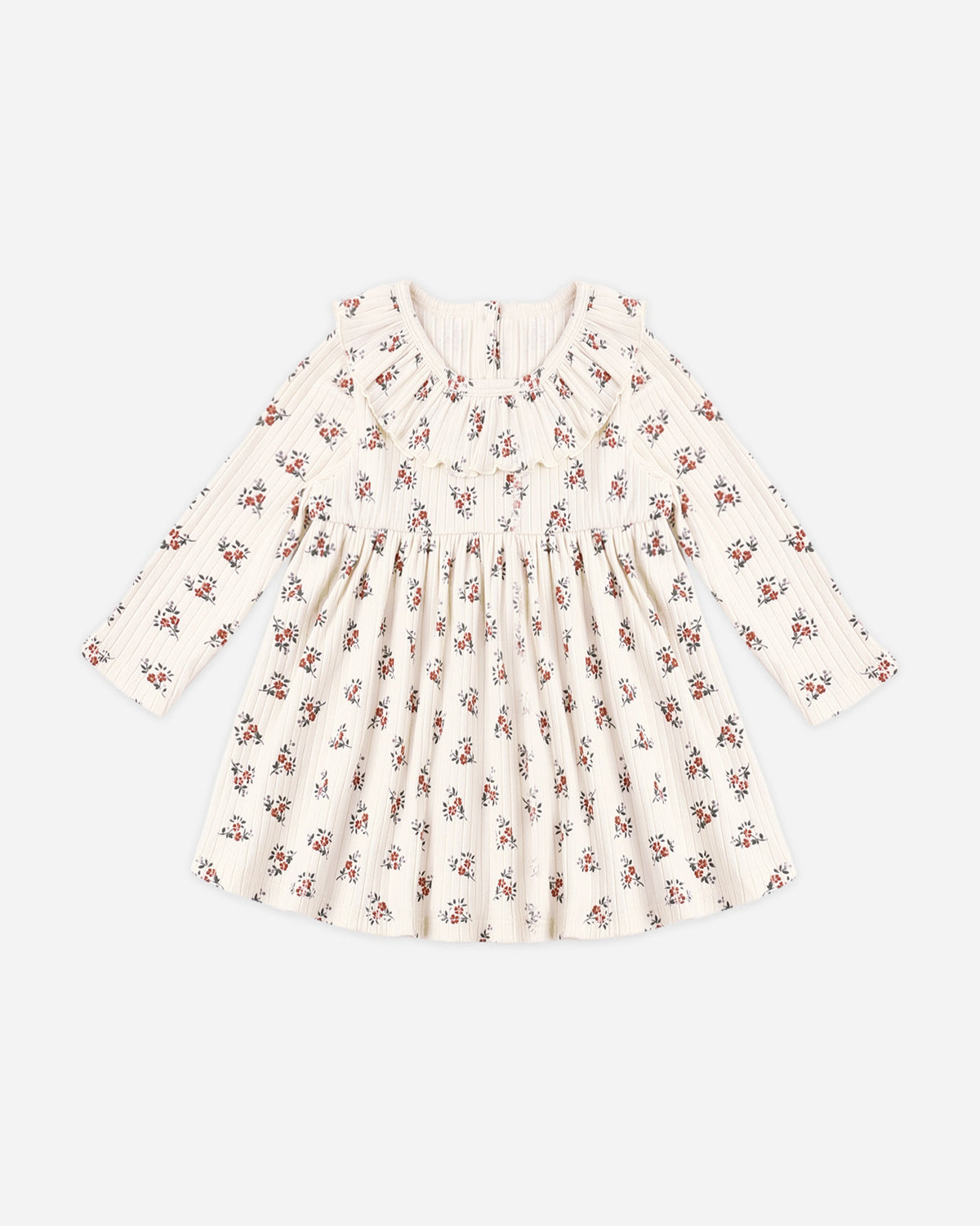 Ruffle Collar Dress Ruby Bloom - Rylee + Cru | Kids Clothes | Trendy Baby Clothes | Modern Infant Outfits |