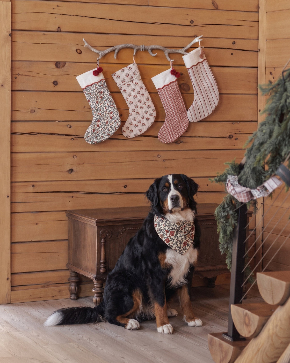 Dog Bandana Holiday Floral - Rylee + Cru | Kids Clothes | Trendy Baby Clothes | Modern Infant Outfits |