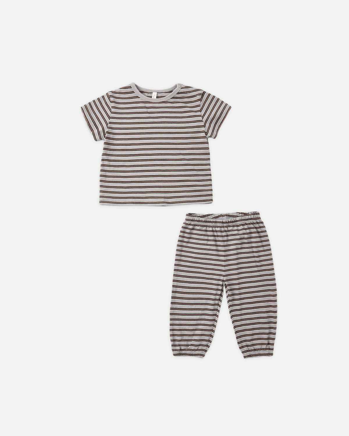 Jersey Tee + Pant Set Vintage Stripe - Rylee + Cru | Kids Clothes | Trendy Baby Clothes | Modern Infant Outfits |