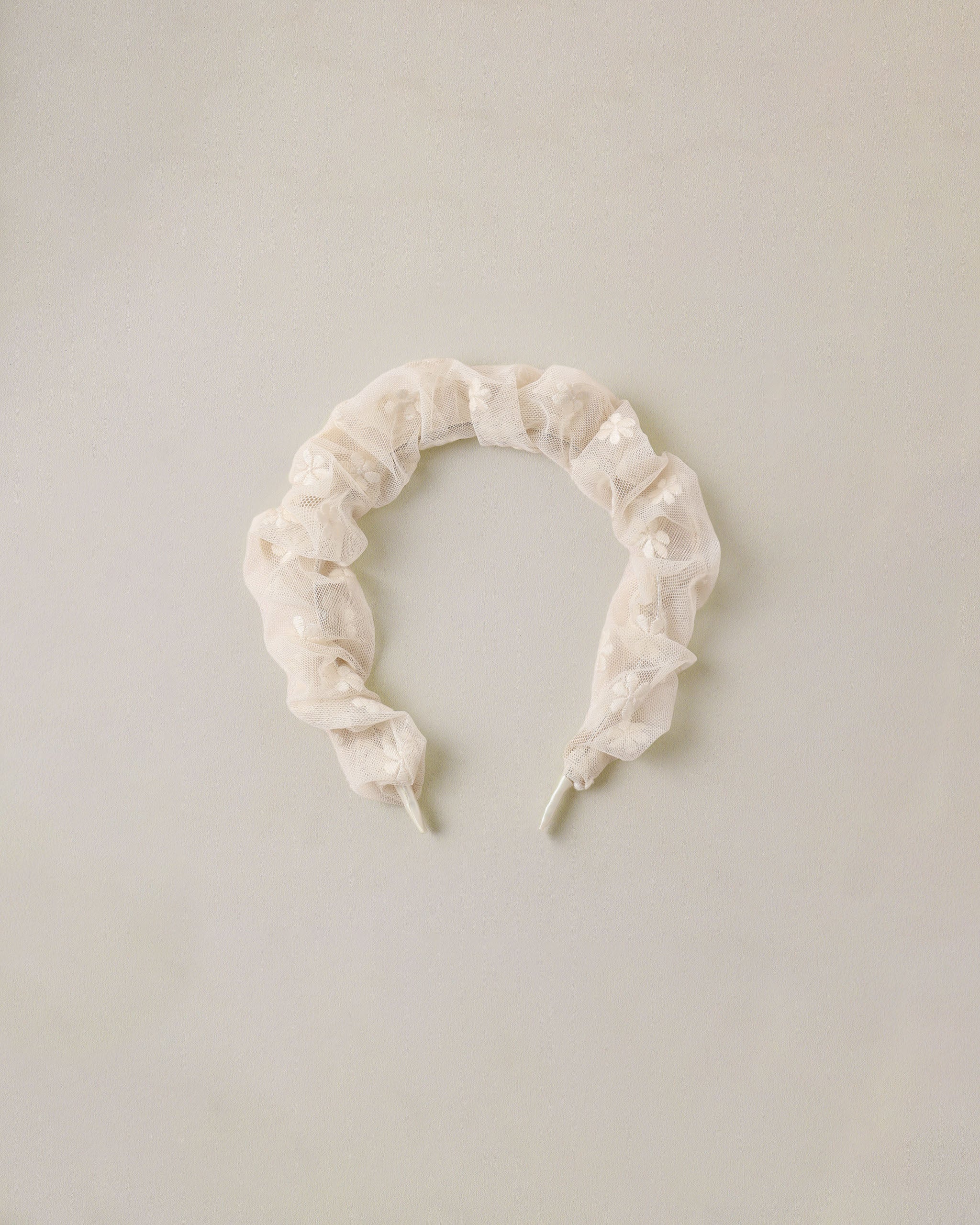 Gathered Headband Embroidered Daisy - Rylee + Cru | Kids Clothes | Trendy Baby Clothes | Modern Infant Outfits |