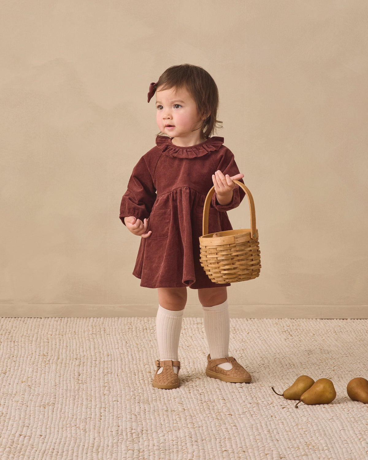 Simone Dress Black Cherry - Rylee + Cru | Kids Clothes | Trendy Baby Clothes | Modern Infant Outfits |