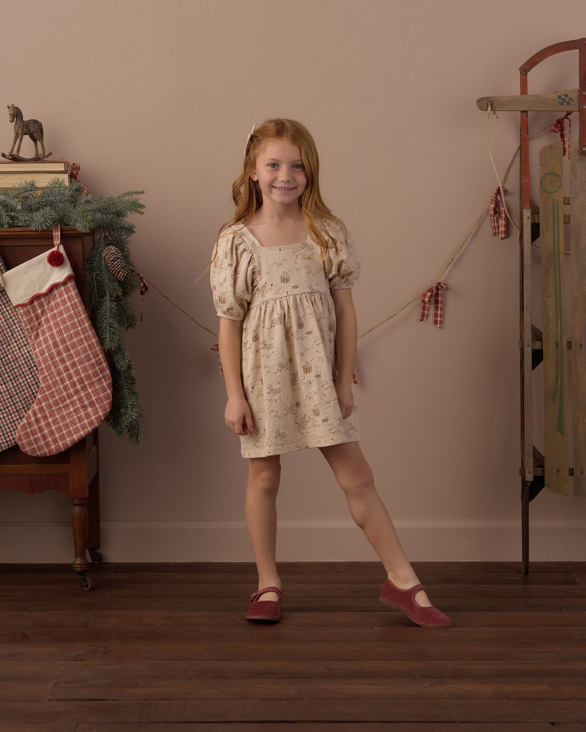 Brea Dress Kitties - Rylee + Cru | Kids Clothes | Trendy Baby Clothes | Modern Infant Outfits |