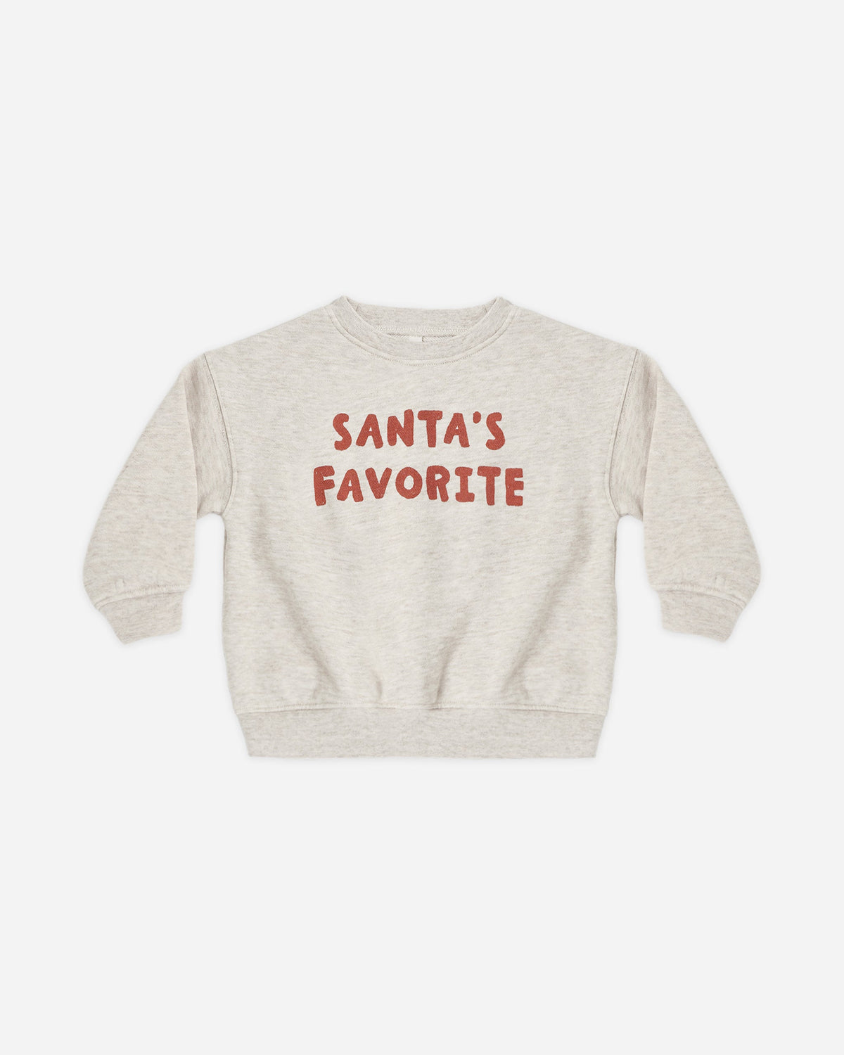 Relaxed Sweatshirt Santa's Favorite - Rylee + Cru | Kids Clothes | Trendy Baby Clothes | Modern Infant Outfits |