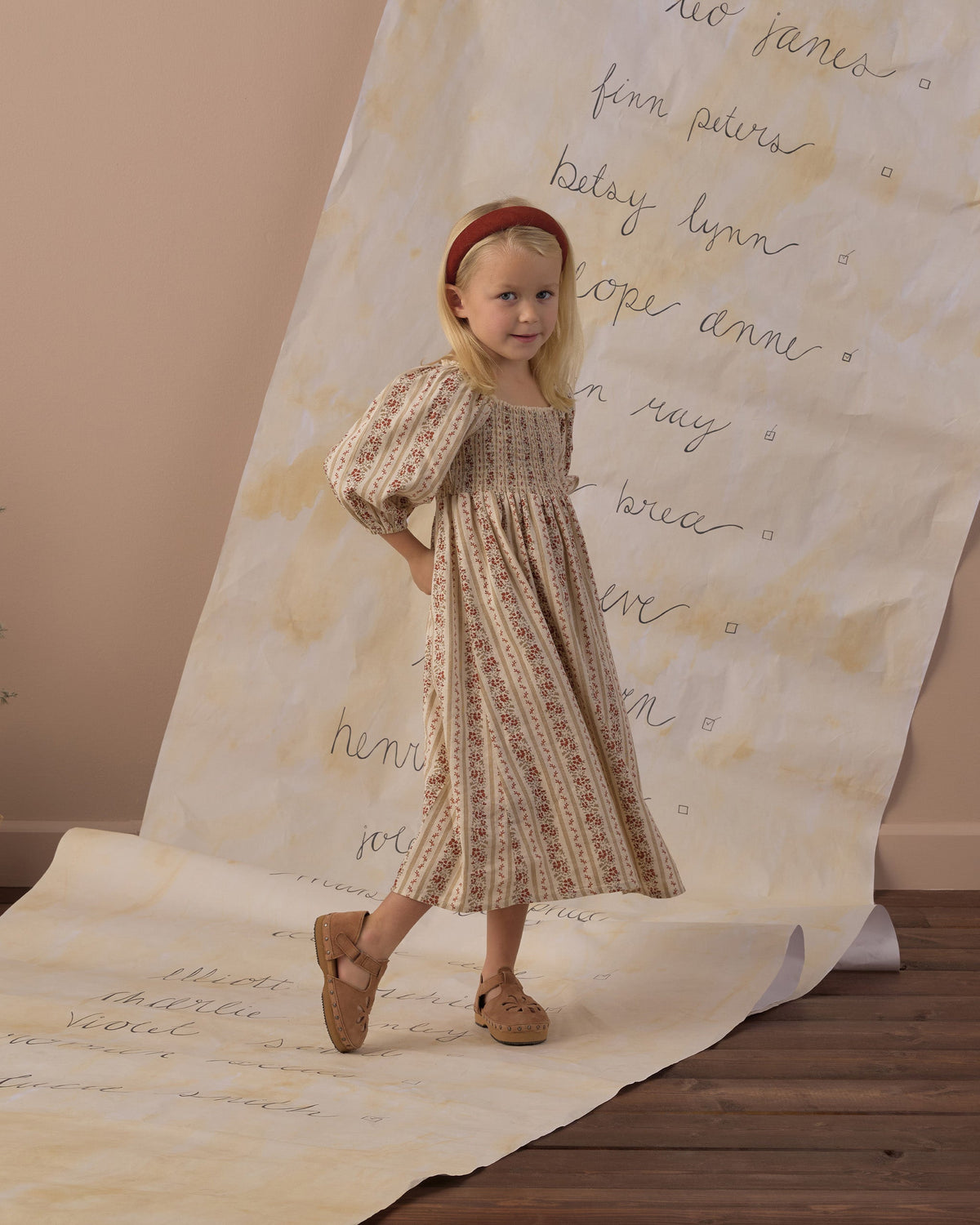 Della Dress Floral Stripe - Rylee + Cru | Kids Clothes | Trendy Baby Clothes | Modern Infant Outfits |