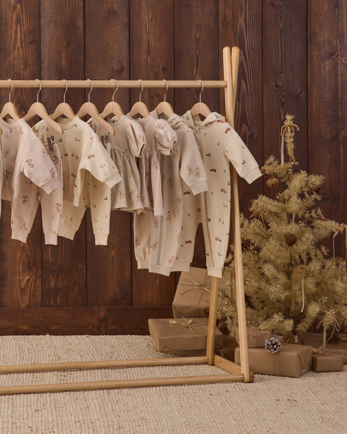 Darla Dress Gingerbread - Rylee + Cru | Kids Clothes | Trendy Baby Clothes | Modern Infant Outfits |