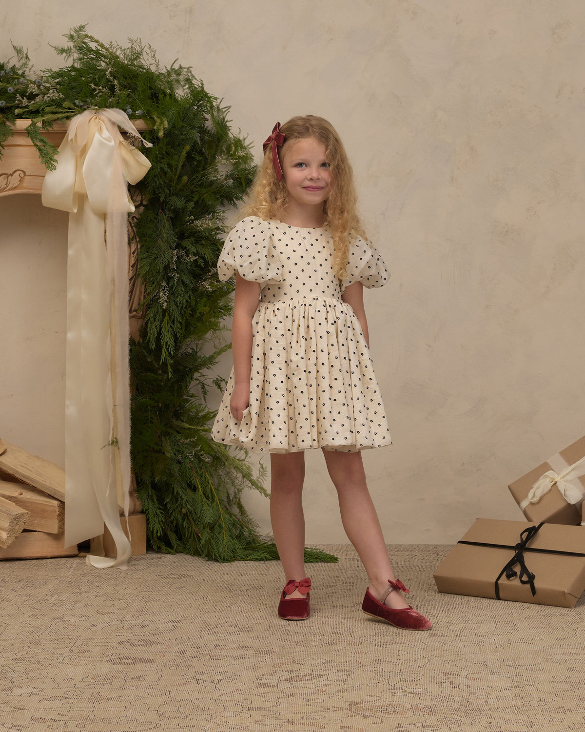 Robe Sofia Black Daisy