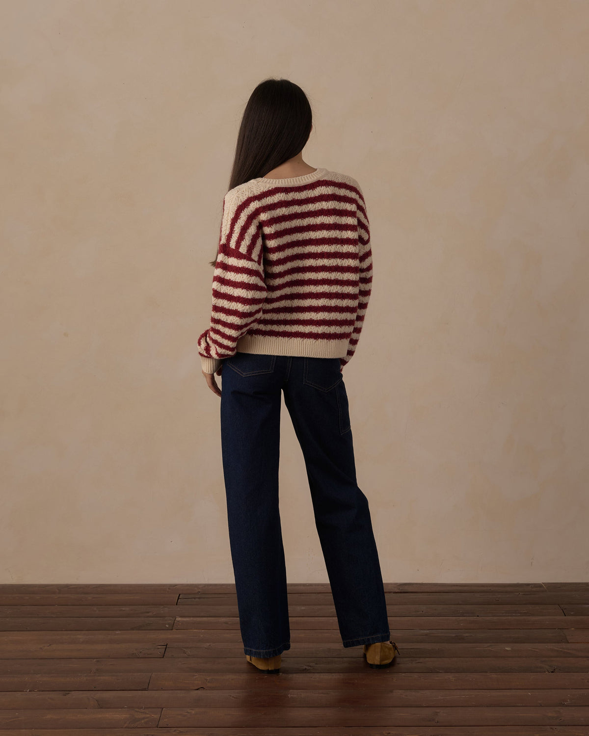 Teen Carolina Sweater Ruby Stripe - Rylee + Cru | Kids Clothes | Trendy Baby Clothes | Modern Infant Outfits |
