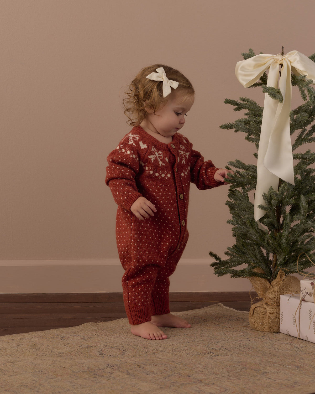 Fair Isle Romper Ruby - Rylee + Cru | Kids Clothes | Trendy Baby Clothes | Modern Infant Outfits |