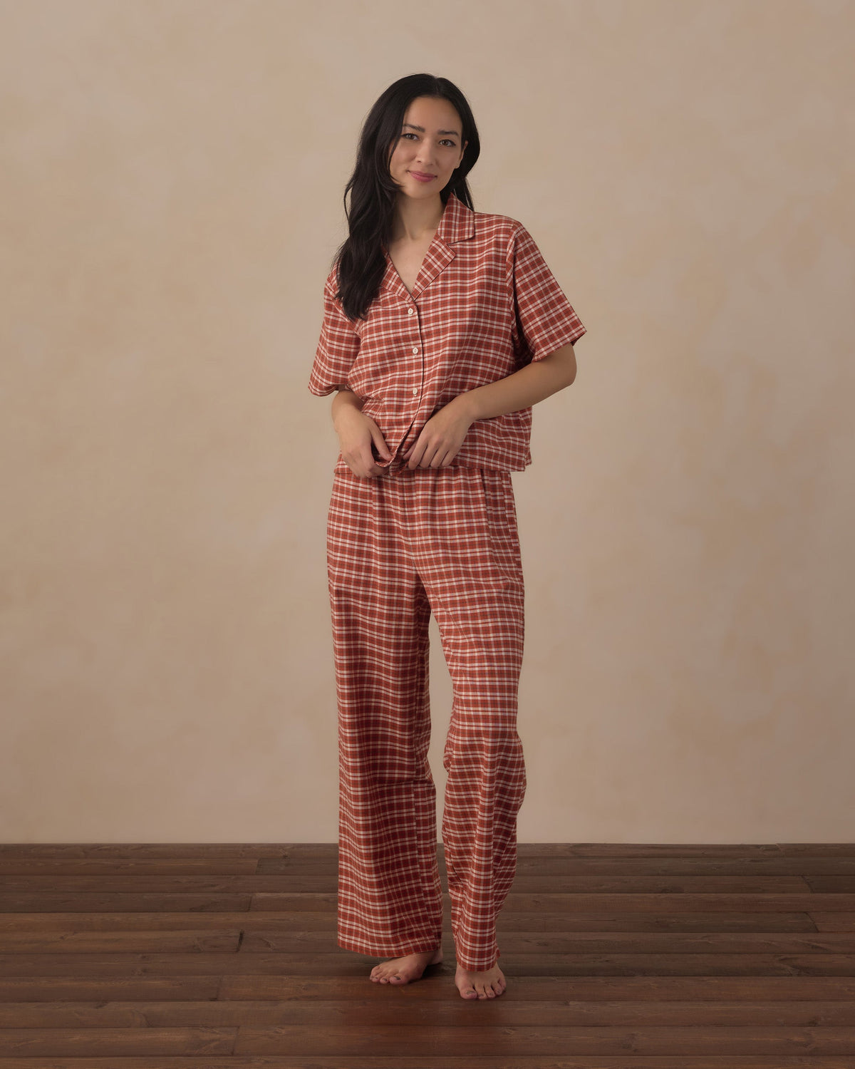 Women's Woven Pajama Set Ruby Plaid - Rylee + Cru | Kids Clothes | Trendy Baby Clothes | Modern Infant Outfits |