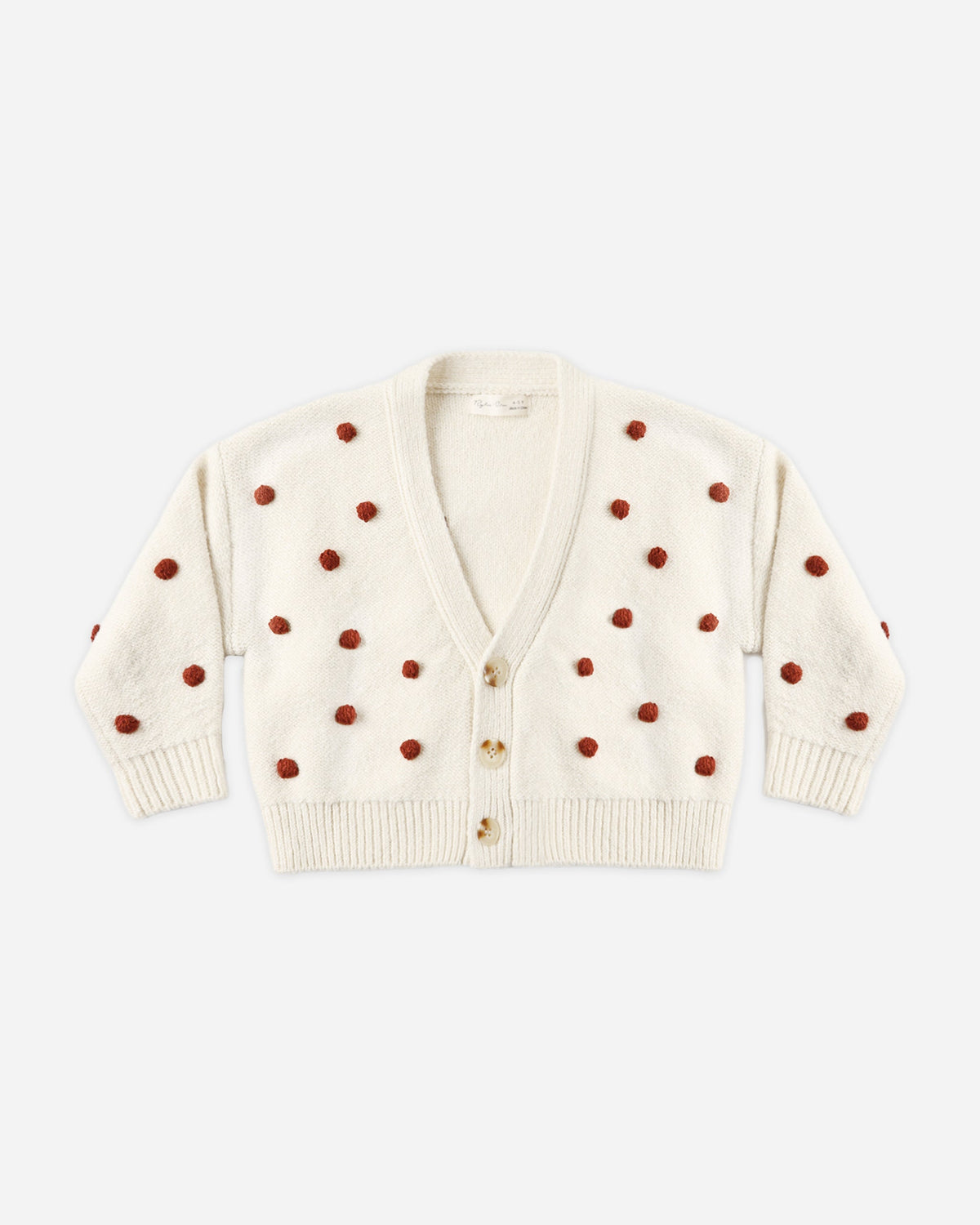 Boxy Crop Cardigan Ruby Bobble - Rylee + Cru | Kids Clothes | Trendy Baby Clothes | Modern Infant Outfits |