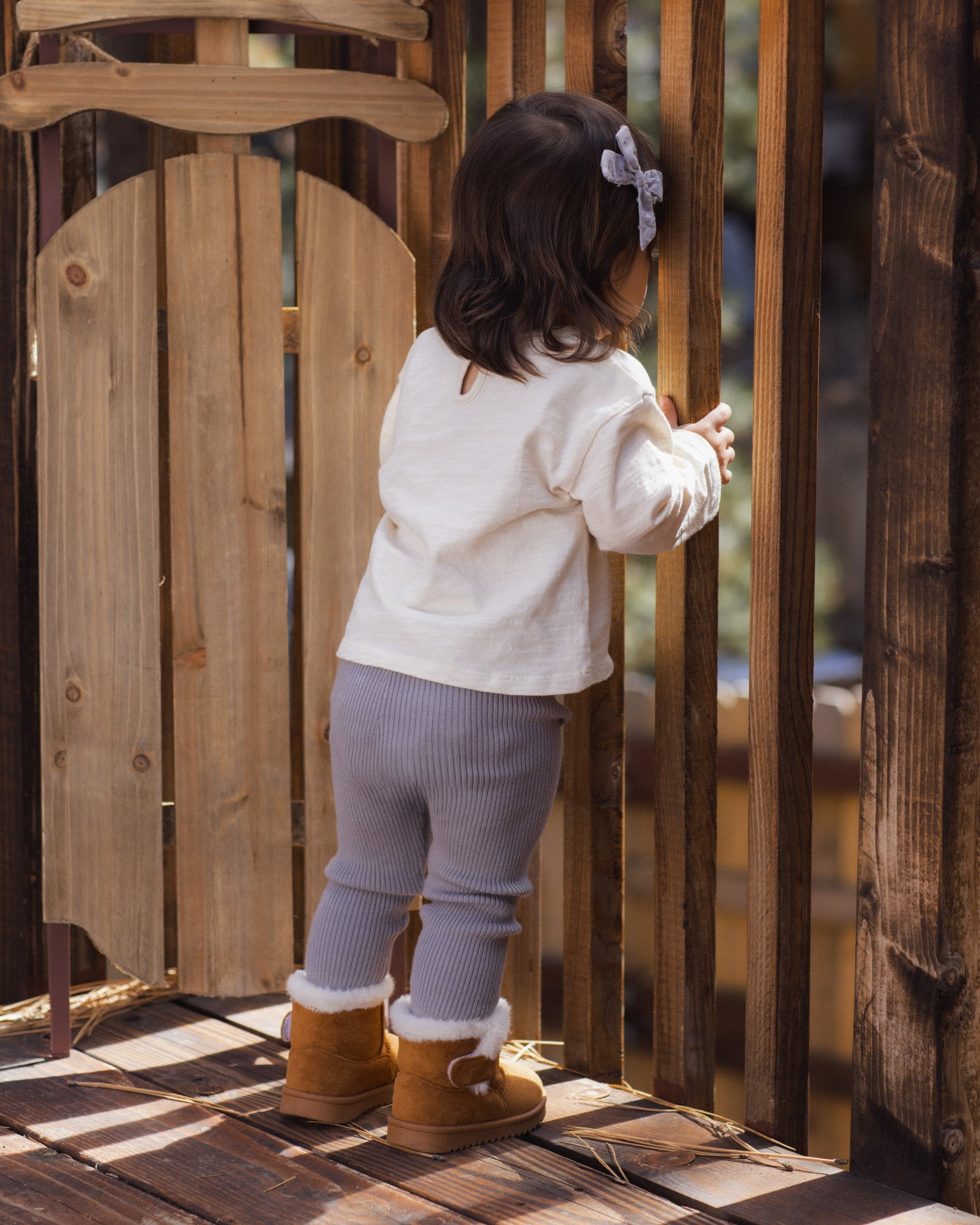 Luna Long Sleeve Fawn - Rylee + Cru | Kids Clothes | Trendy Baby Clothes | Modern Infant Outfits |