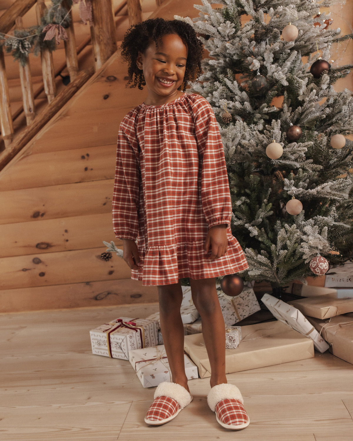 Slippers Ruby Plaid - Rylee + Cru | Kids Clothes | Trendy Baby Clothes | Modern Infant Outfits |