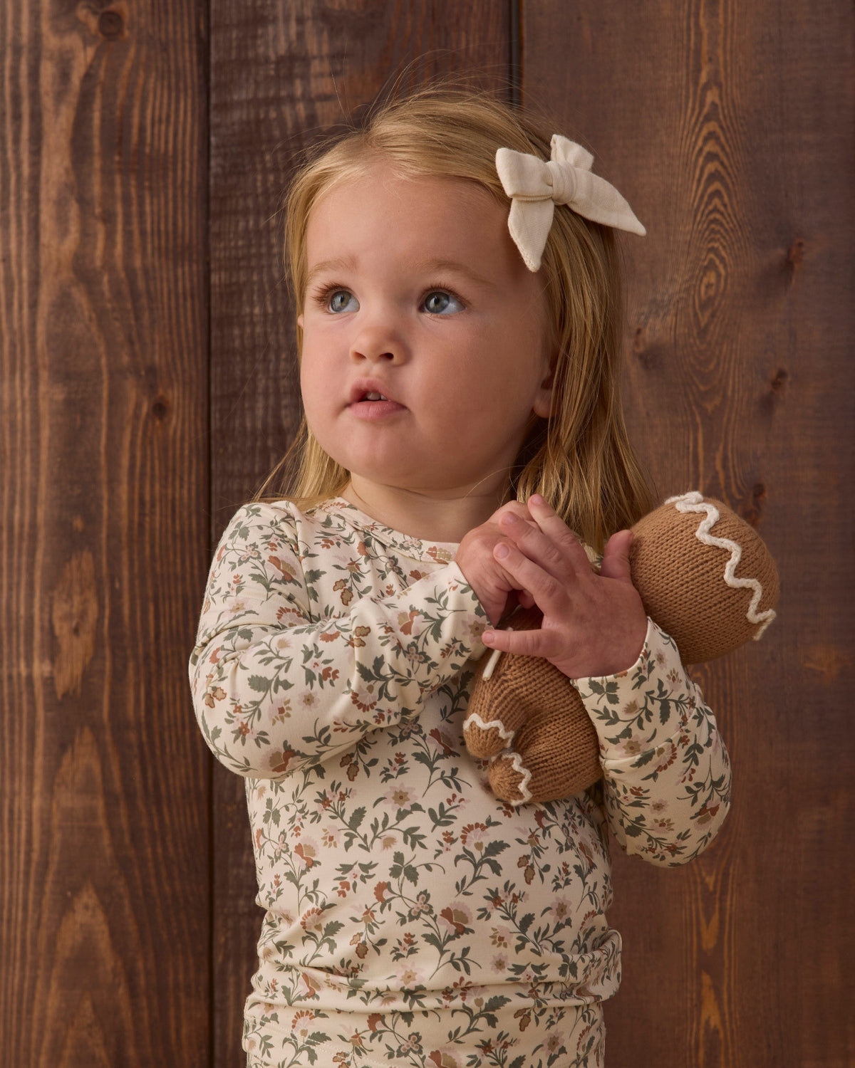 Bamboo Pajama Set Holiday Floral - Rylee + Cru | Kids Clothes | Trendy Baby Clothes | Modern Infant Outfits |