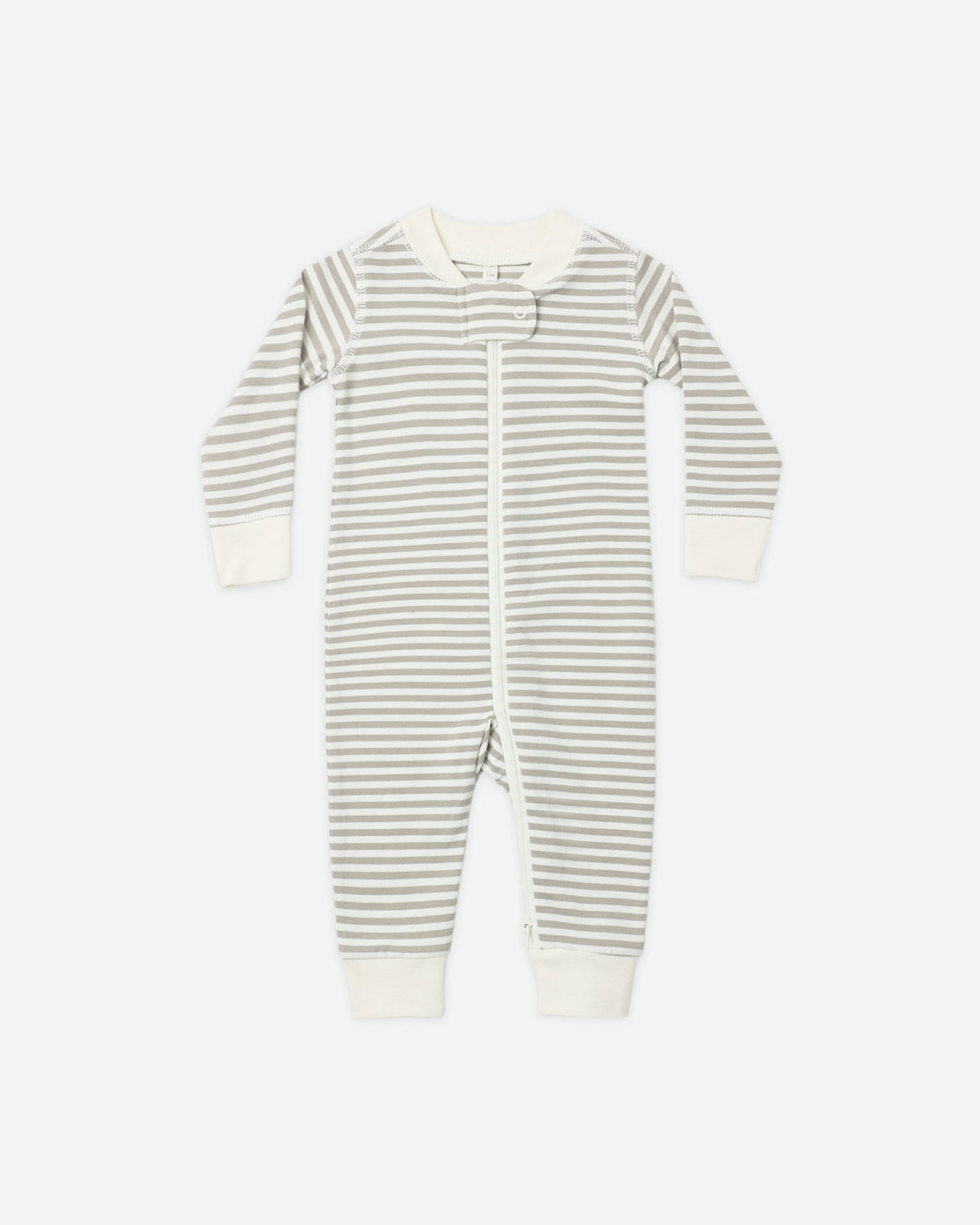 Zip Long Sleeve Sleeper Laurel Stripe - Rylee + Cru | Kids Clothes | Trendy Baby Clothes | Modern Infant Outfits |