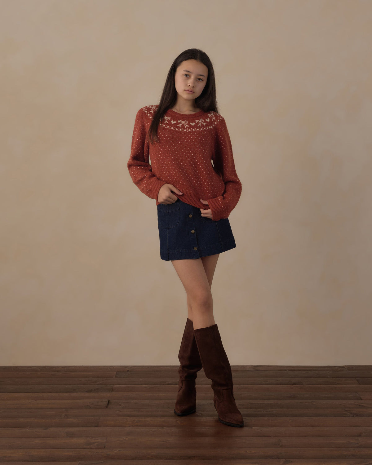Teen Fair Isle Sweater Ruby - Rylee + Cru | Kids Clothes | Trendy Baby Clothes | Modern Infant Outfits |