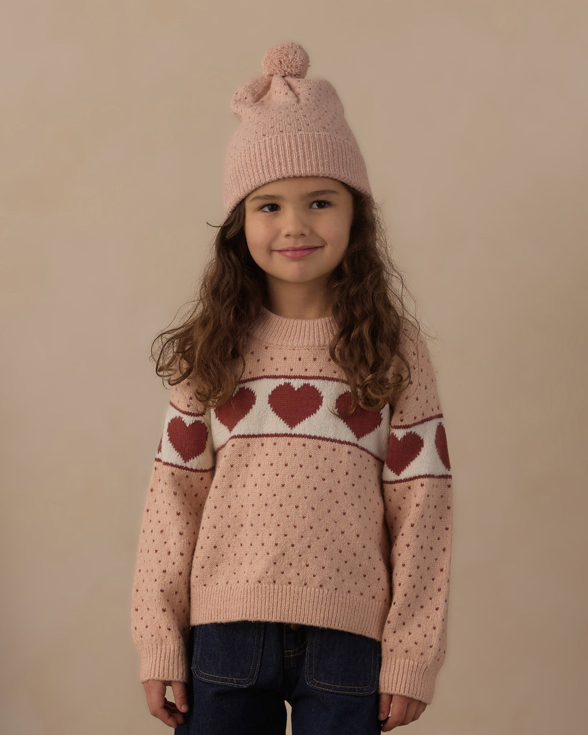 Reagan Sweater Hearts - Rylee + Cru | Kids Clothes | Trendy Baby Clothes | Modern Infant Outfits |