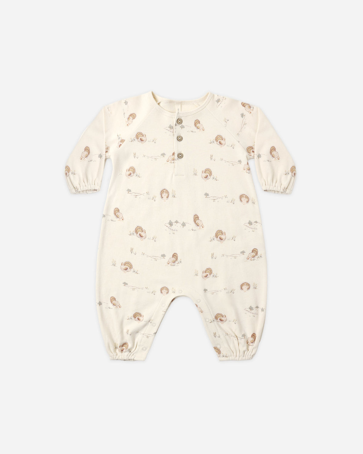 Henley Bubble Jumpsuit Turkey - Rylee + Cru | Kids Clothes | Trendy Baby Clothes | Modern Infant Outfits |