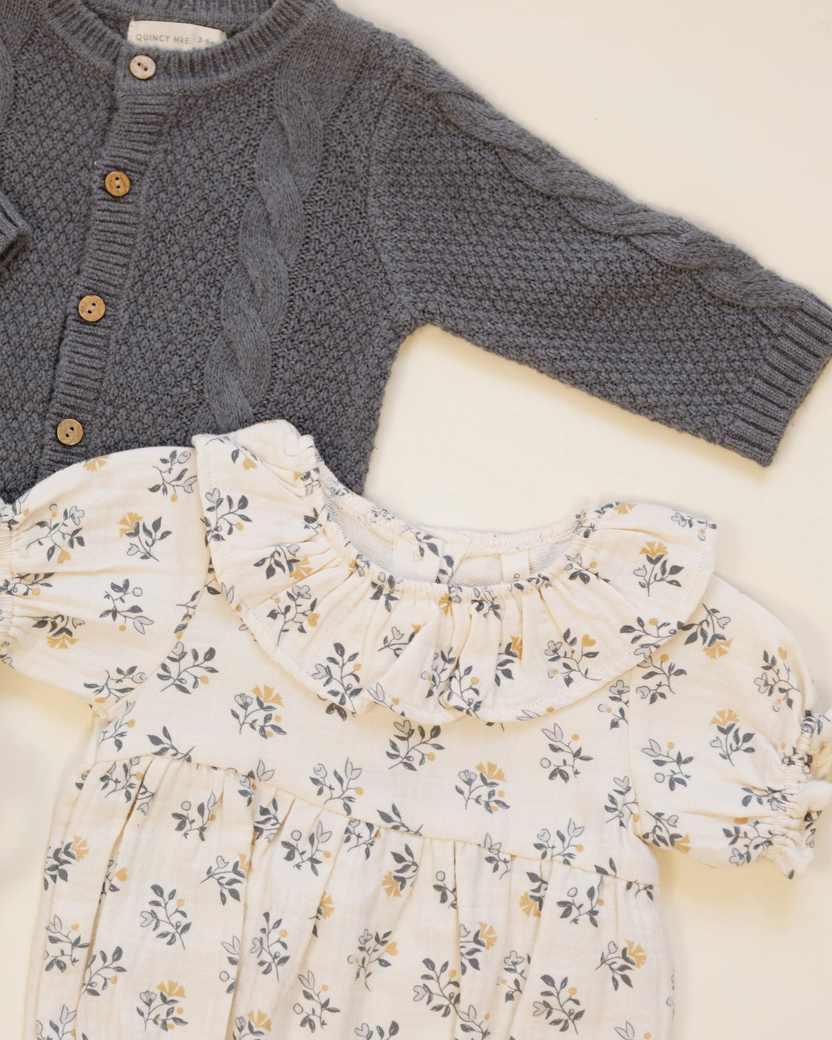Collared Romper French Floral - Rylee + Cru | Kids Clothes | Trendy Baby Clothes | Modern Infant Outfits |