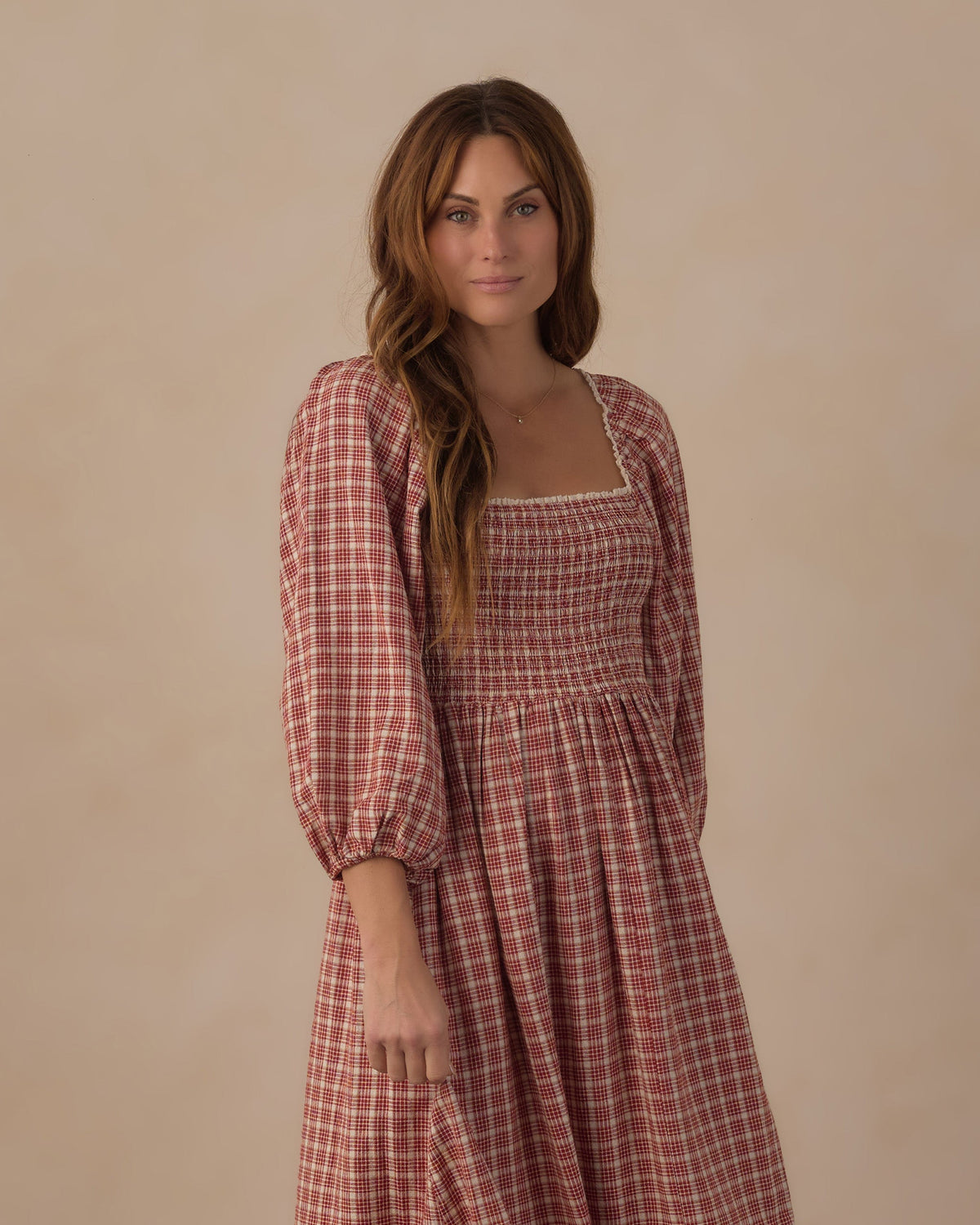 Women's Della Dress Vintage Plaid - Rylee + Cru | Kids Clothes | Trendy Baby Clothes | Modern Infant Outfits |