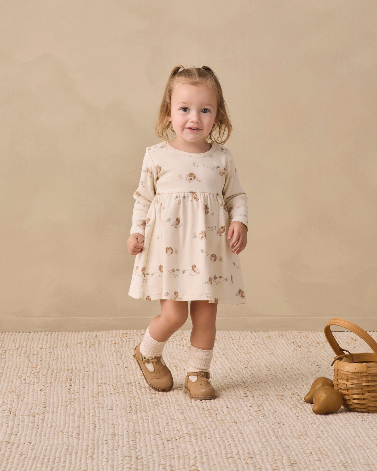 Long Sleeve Baby Dress Turkey - Rylee + Cru | Kids Clothes | Trendy Baby Clothes | Modern Infant Outfits |