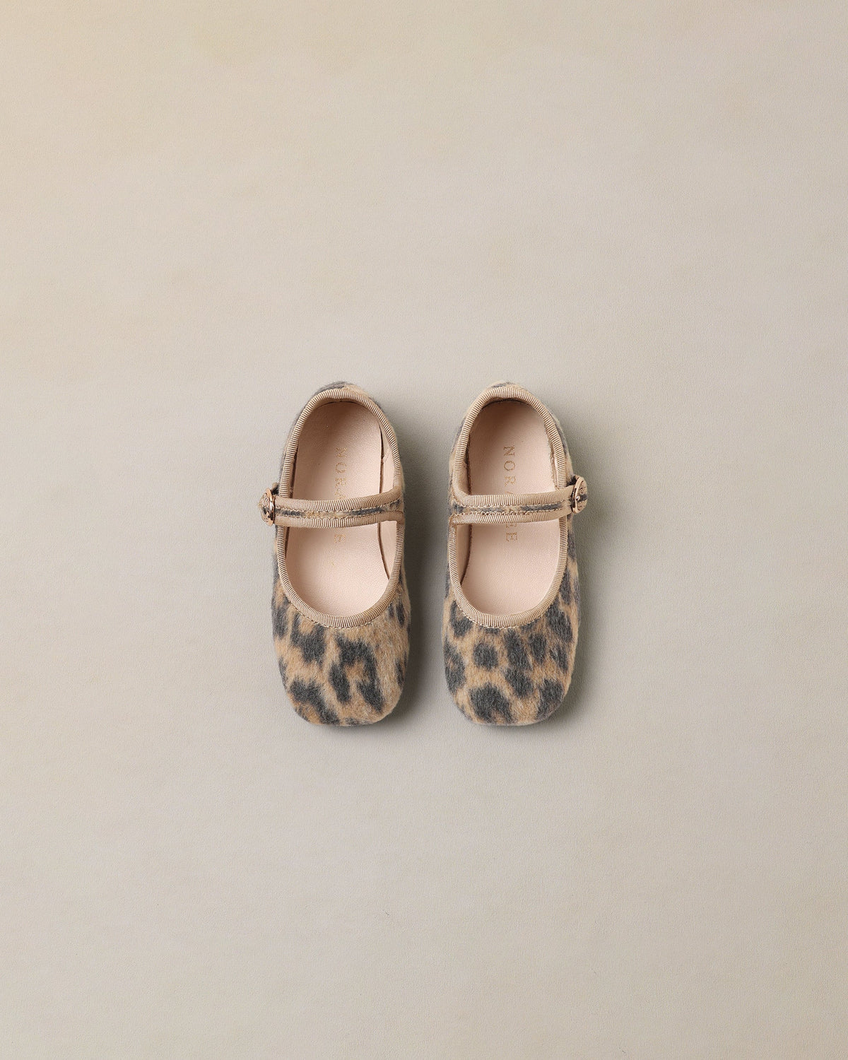 Strap Ballet Flats Leopard