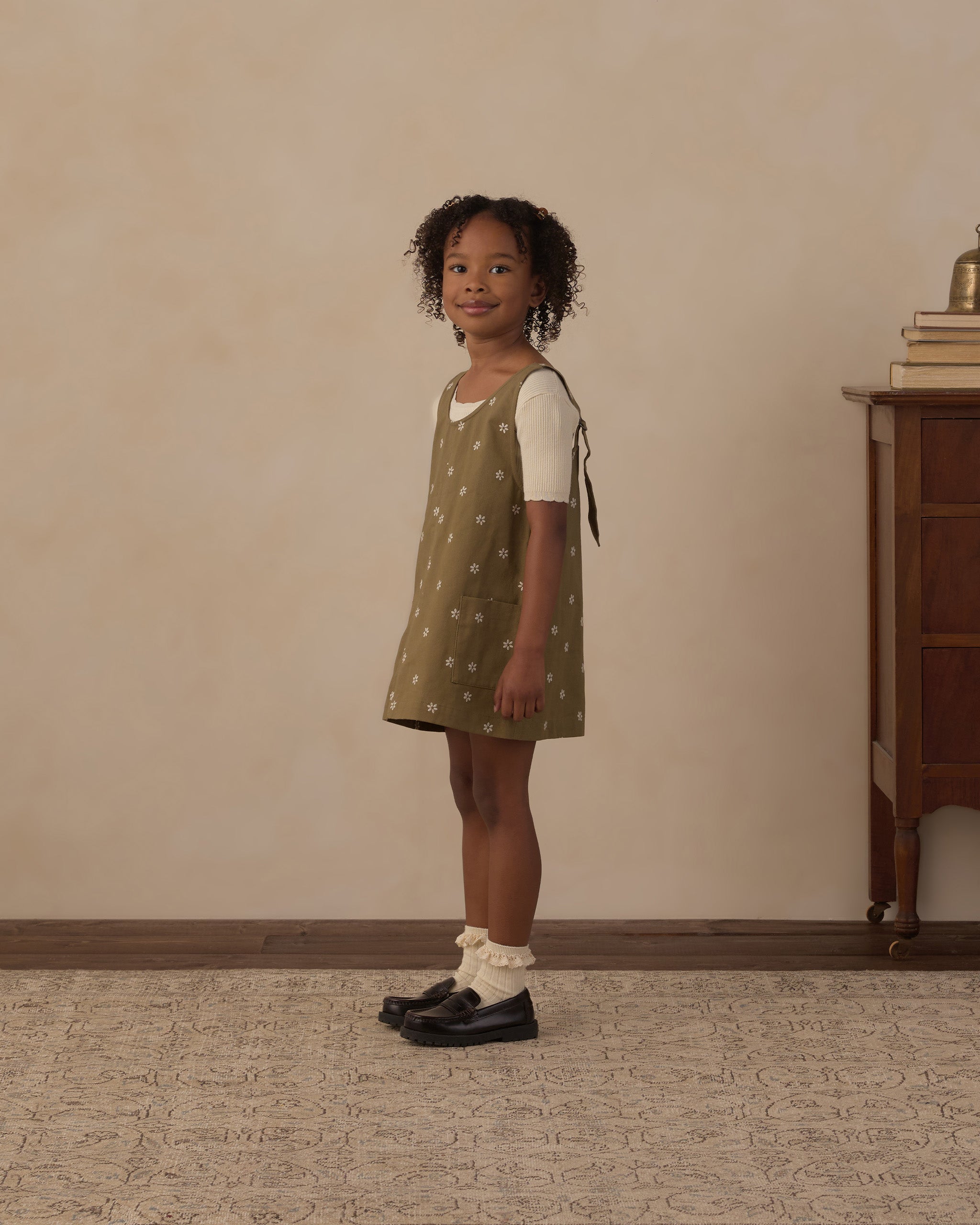 Scallop Tee Natural - Rylee + Cru | Kids Clothes | Trendy Baby Clothes | Modern Infant Outfits |